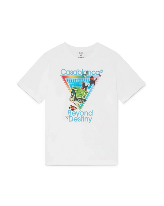 Tennis Club Beyond Destiny Short Sleeve T-Shirt | Casablanca Paris | Image 1