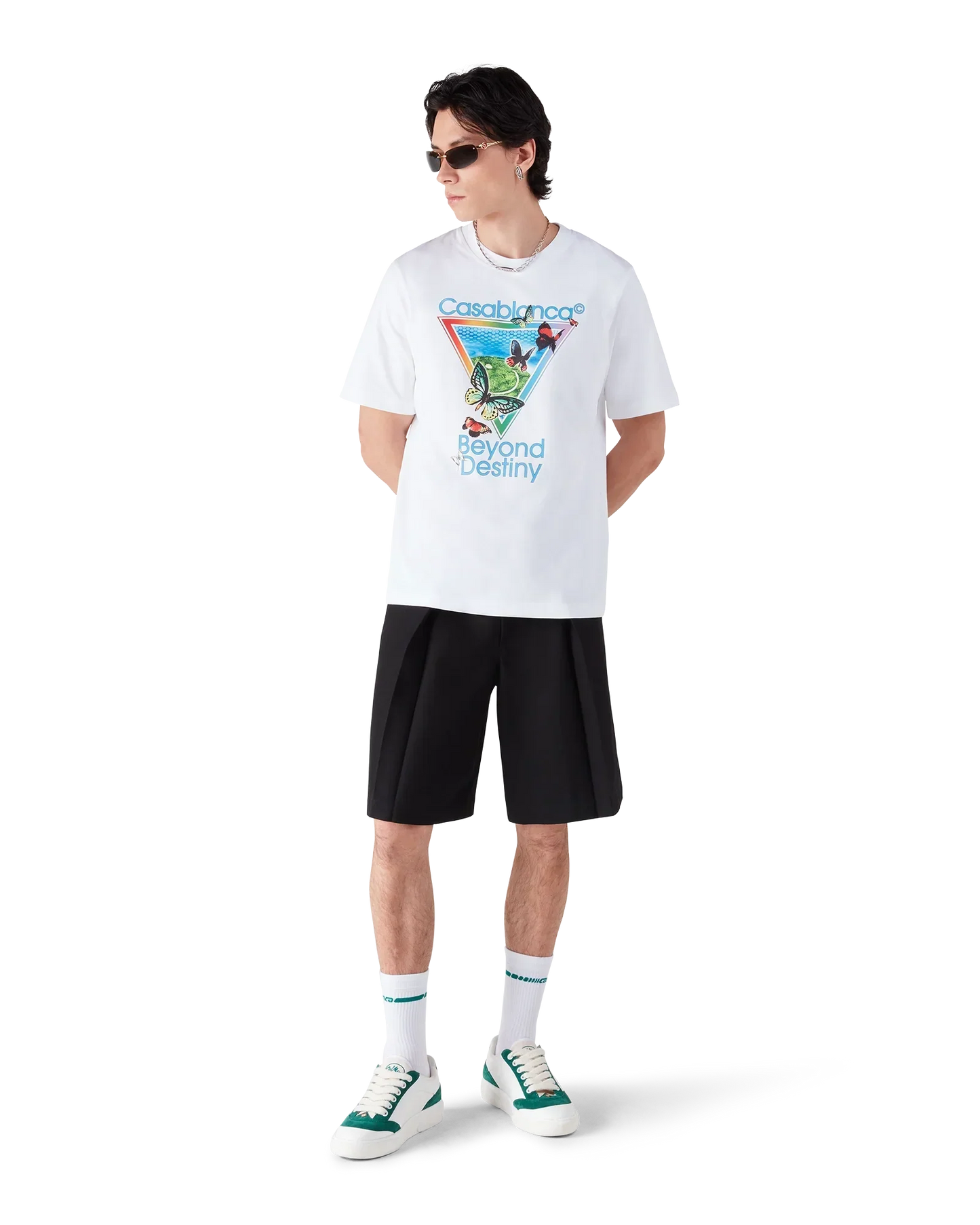 Tennis Club Beyond Destiny Short Sleeve T-Shirt | Casablanca Paris | Image 2