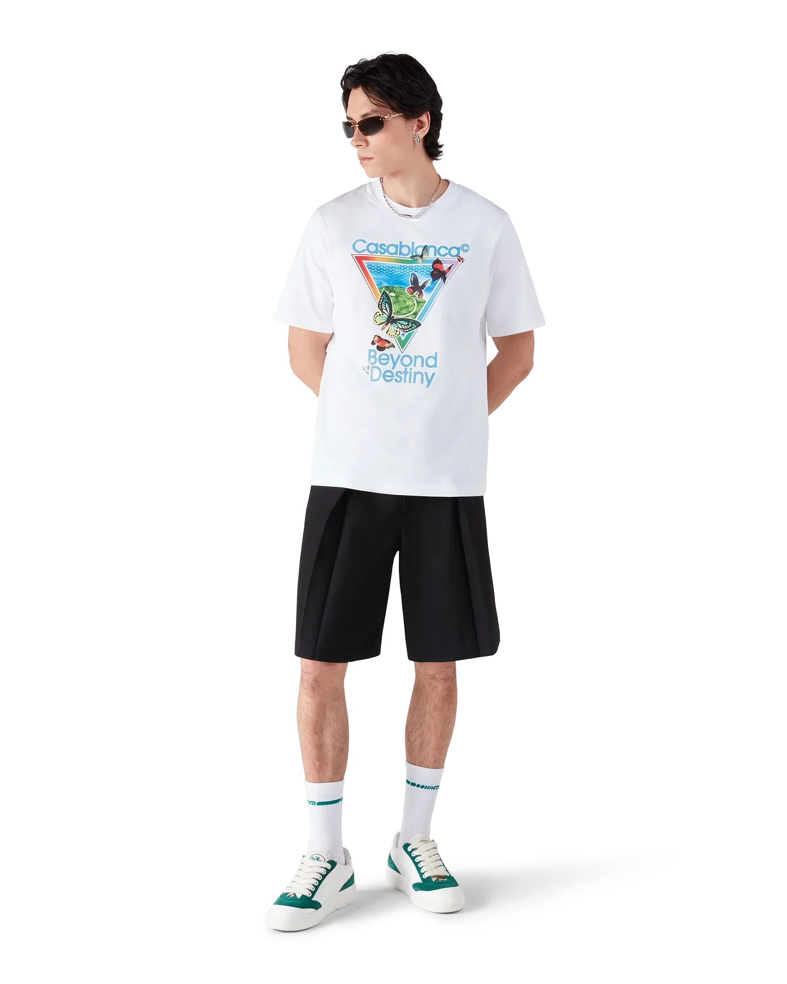 Tennis Club Beyond Destiny Short Sleeve T-Shirt | Casablanca Paris | Image 2