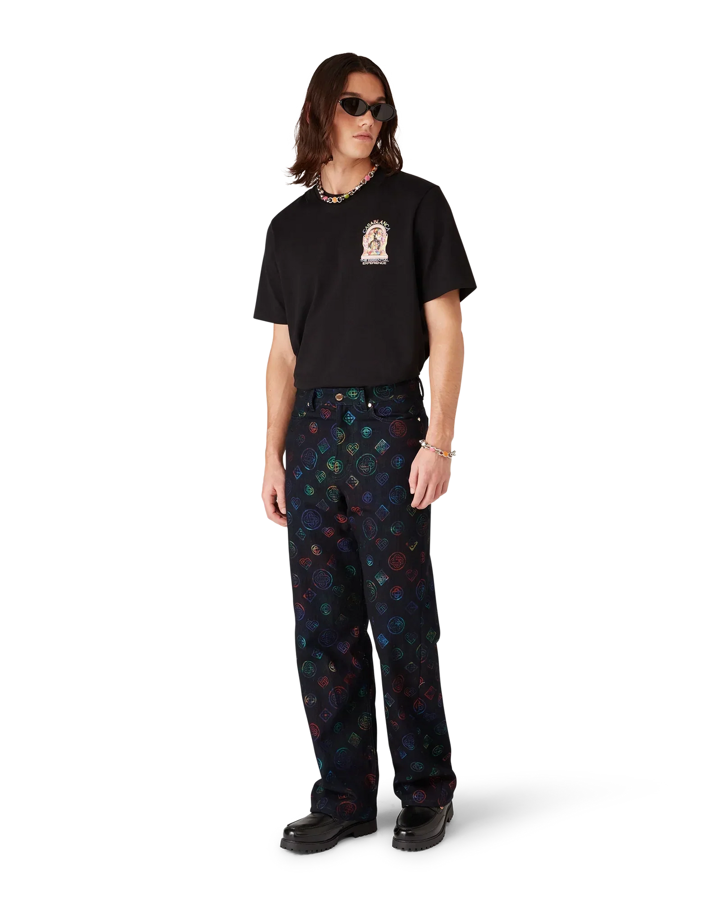 The Essential Experience L'Arche Logo Short Sleeve T-Shirt | Casablanca Paris | Image 2