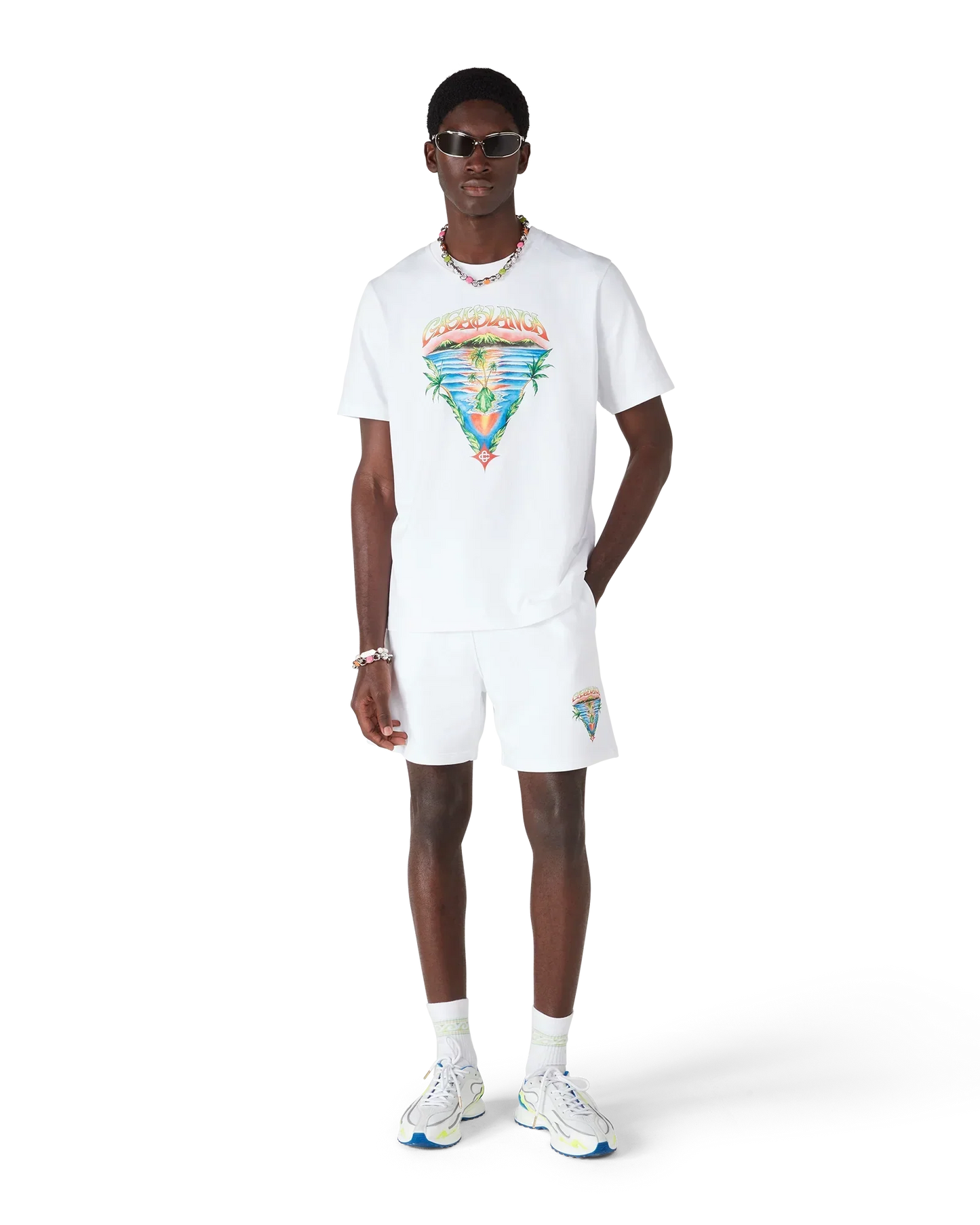 Innocence Triangle Short Sleeve T-Shirt | Casablanca Paris | Image 2