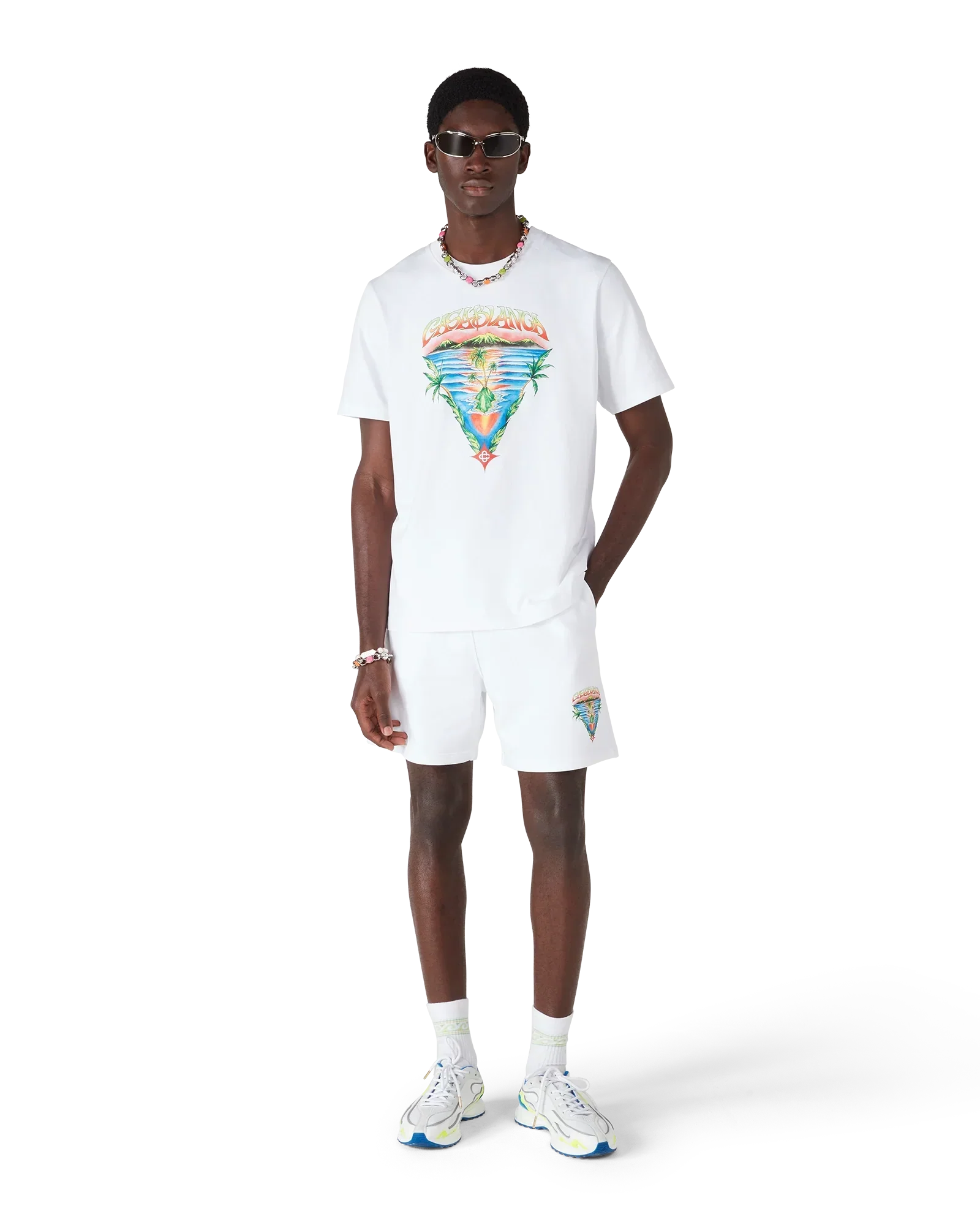 Innocence Triangle Short Sleeve T-Shirt | Casablanca Paris | Image 2