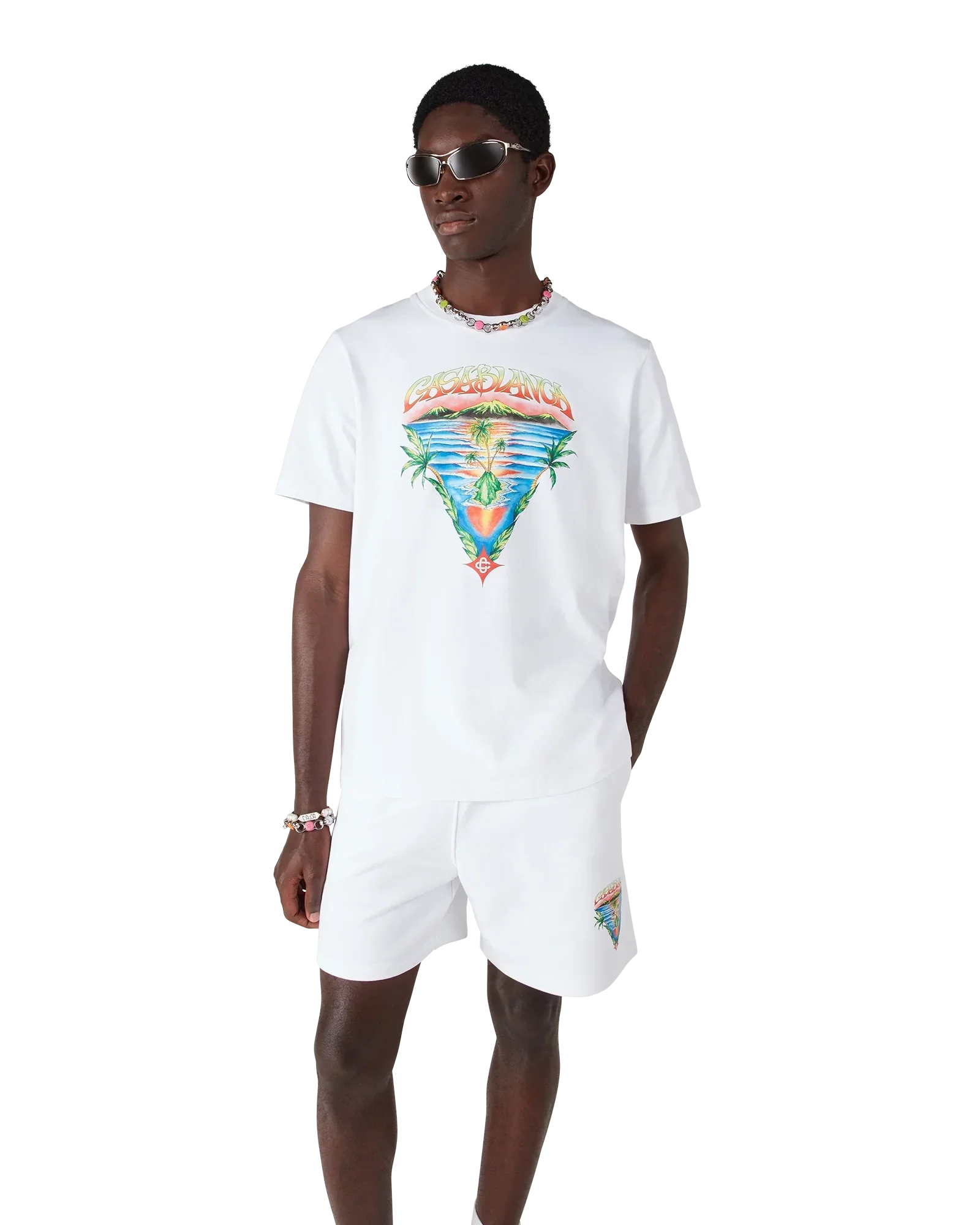 Innocence Triangle Short Sleeve T-Shirt | Casablanca Paris | Image 4