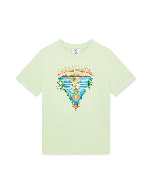 Innocence Triangle Short Sleeve T-Shirt | Casablanca Paris | Image 1