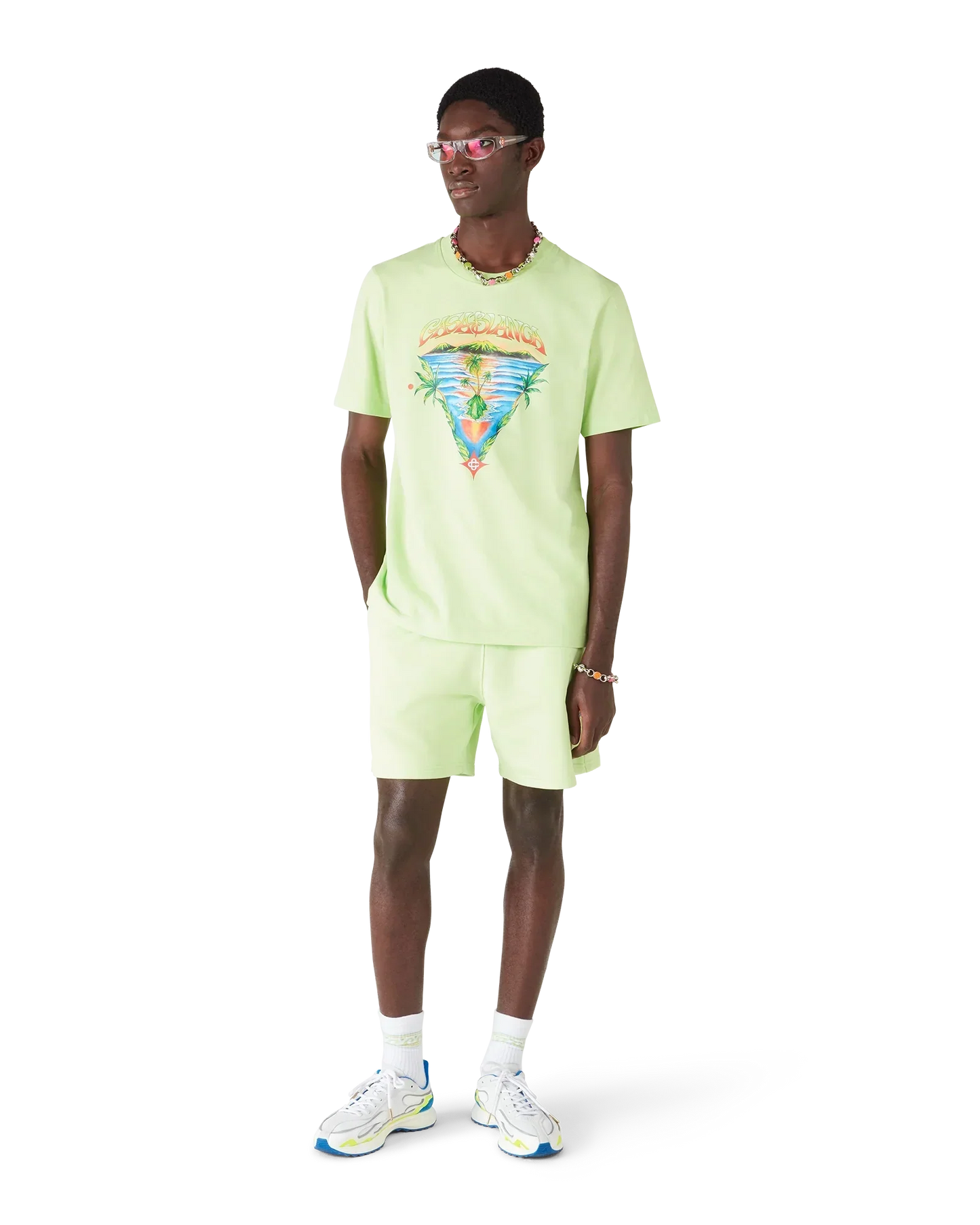 Innocence Triangle Short Sleeve T-Shirt | Casablanca Paris | Image 2