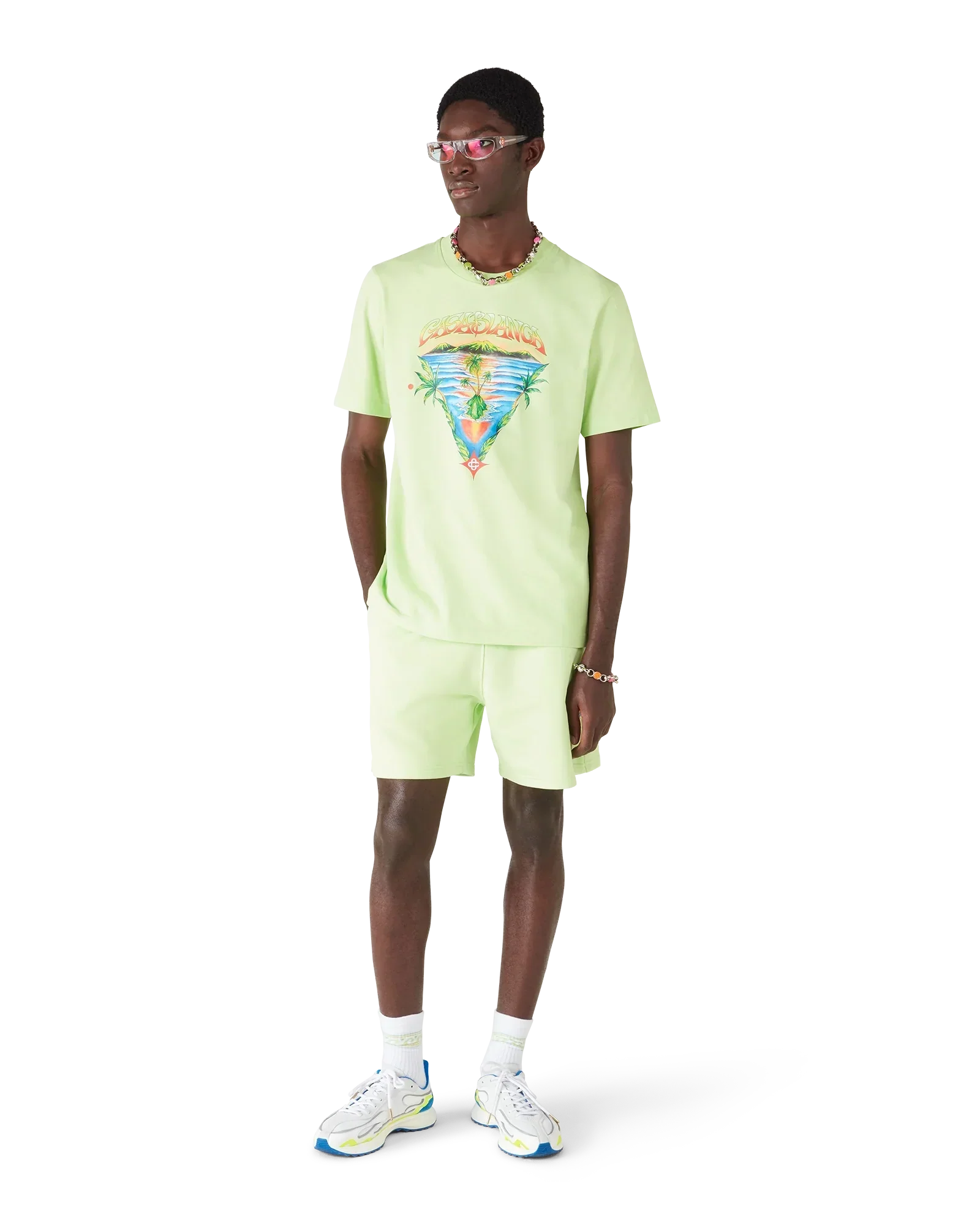 Innocence Triangle Short Sleeve T-Shirt | Casablanca Paris | Image 2