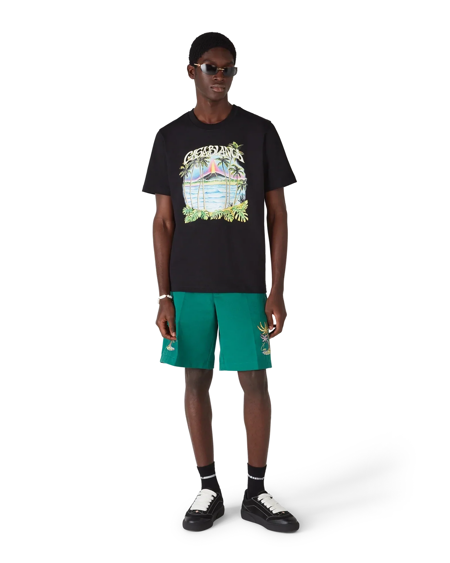 Volcano Short Sleeve T-Shirt | Casablanca Paris | Image 2