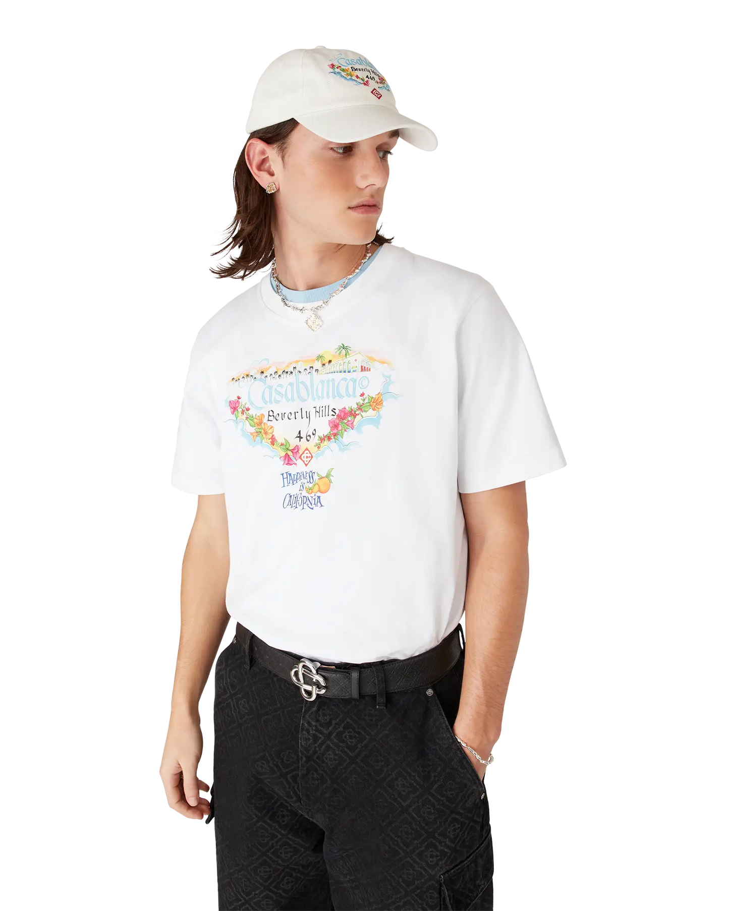 Los Angeles Store Short Sleeve T-Shirt | Casablanca Paris | Image 4