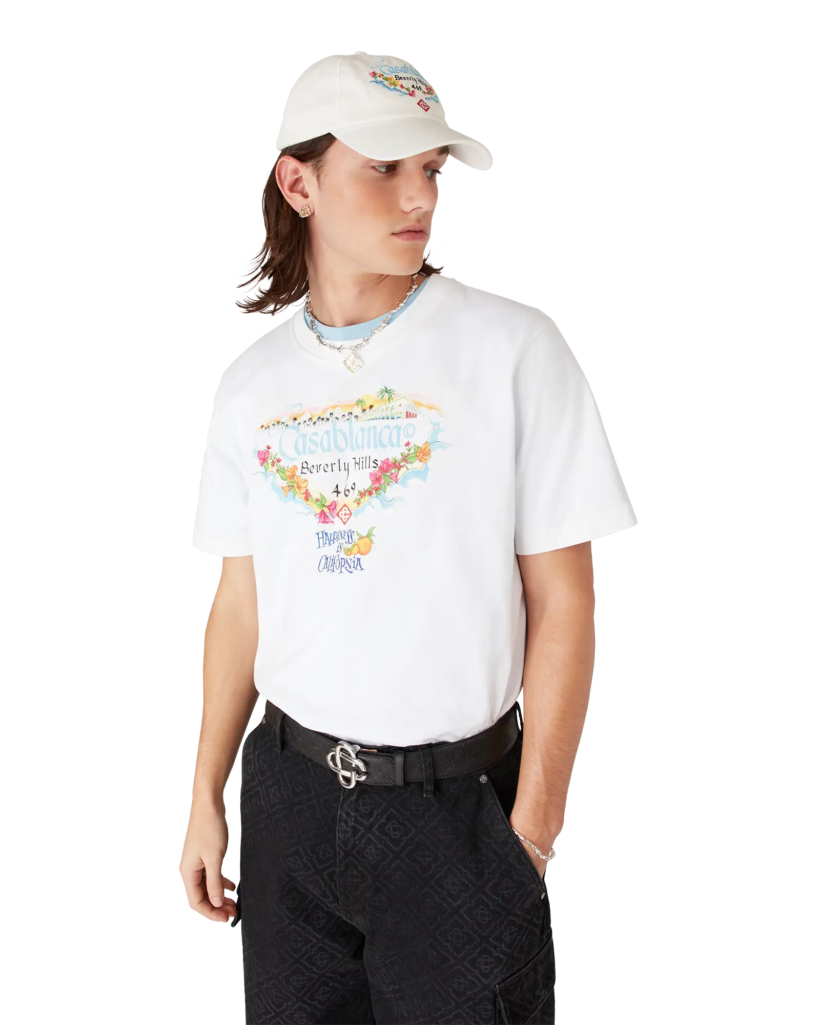 Los Angeles Store Short Sleeve T-Shirt | Casablanca Paris | Image 4