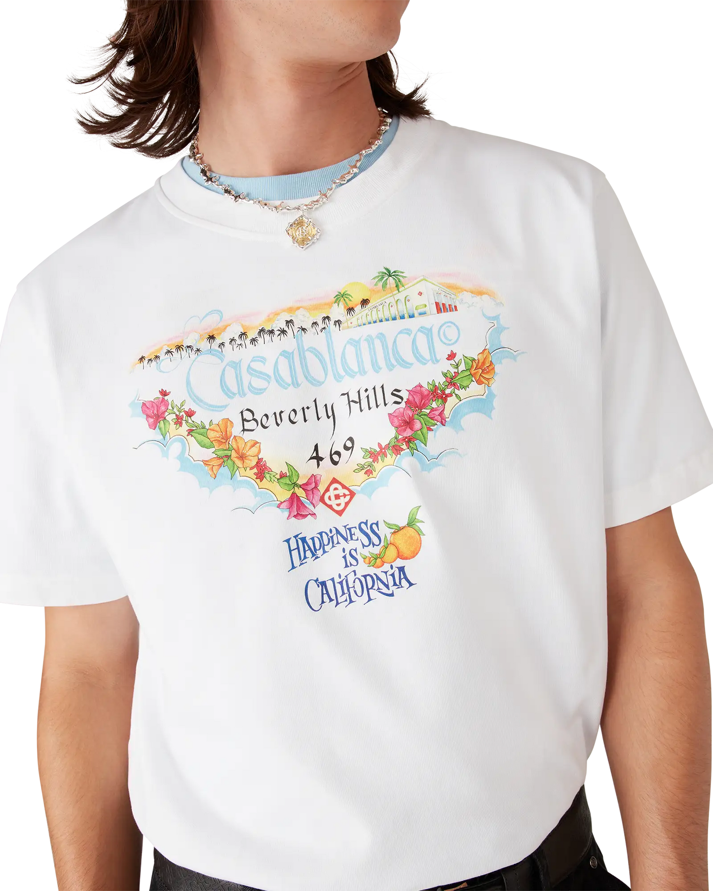 Los Angeles Store Short Sleeve T-Shirt | Casablanca Paris | Image 5