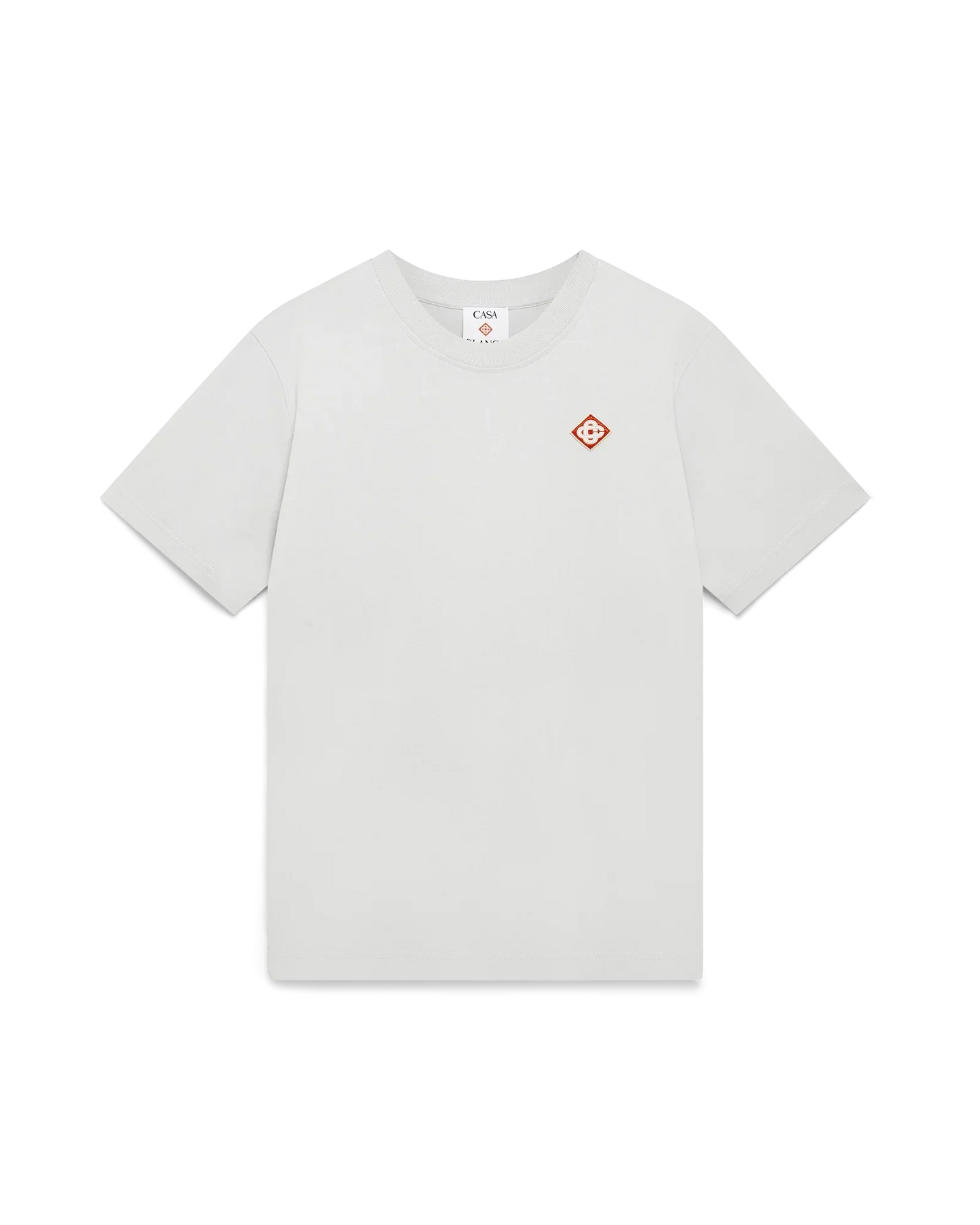 Grey Diamond Logo Short Sleeve T-Shirt | Casablanca Paris | Image 1