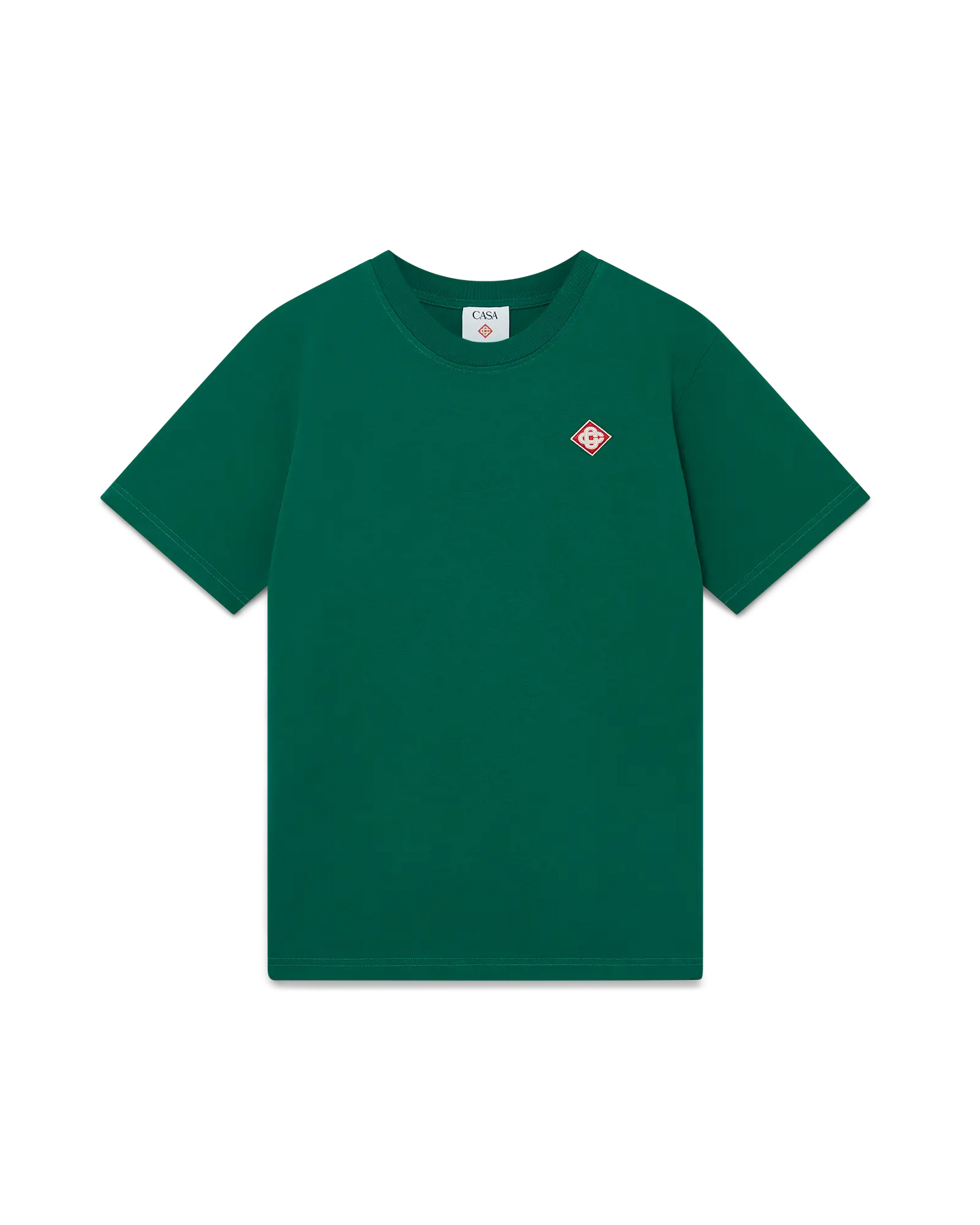 Evergreen Diamond Logo Short Sleeve T-Shirt | Casablanca Paris | Image 1