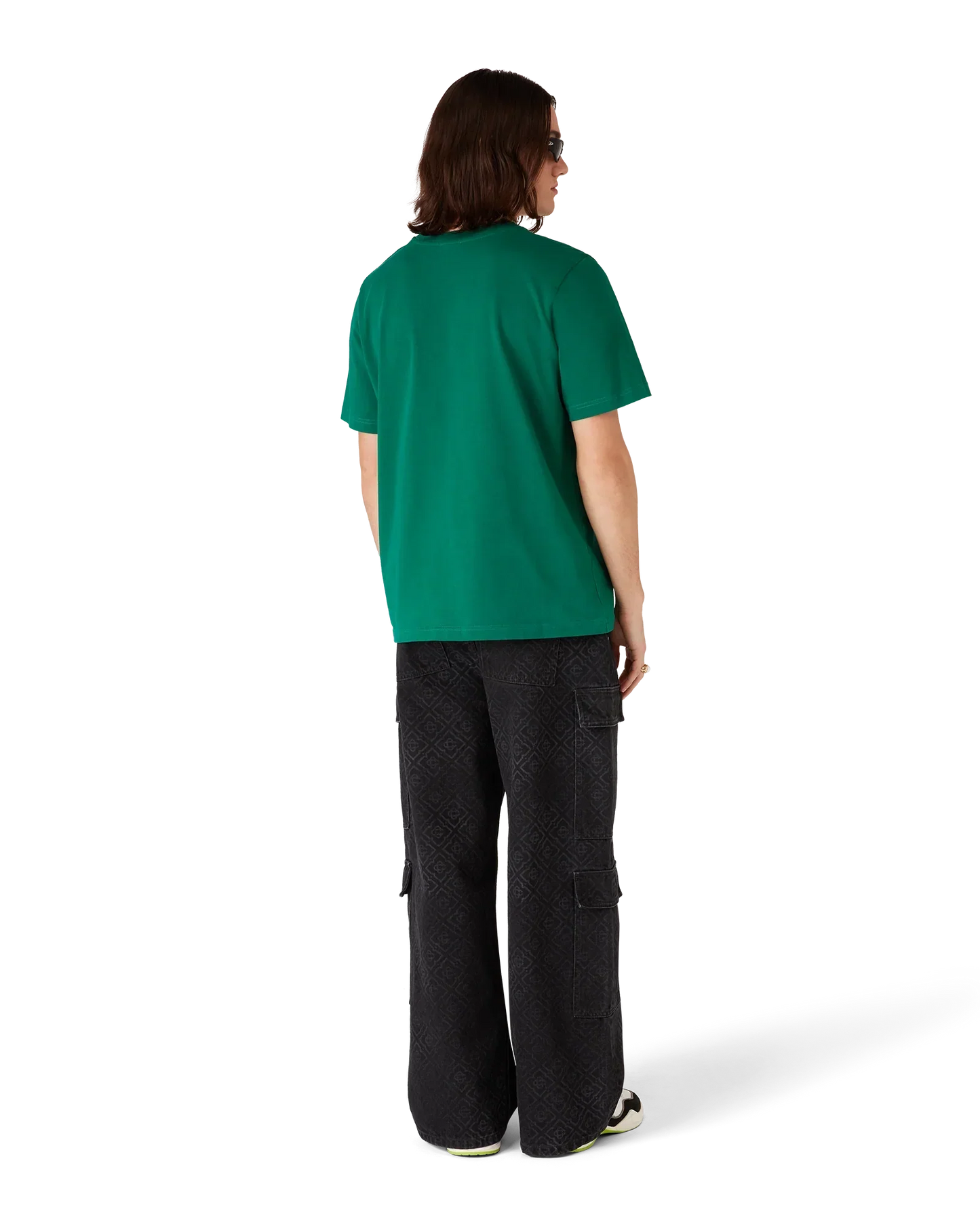 Evergreen Diamond Logo Short Sleeve T-Shirt | Casablanca Paris | Image 3