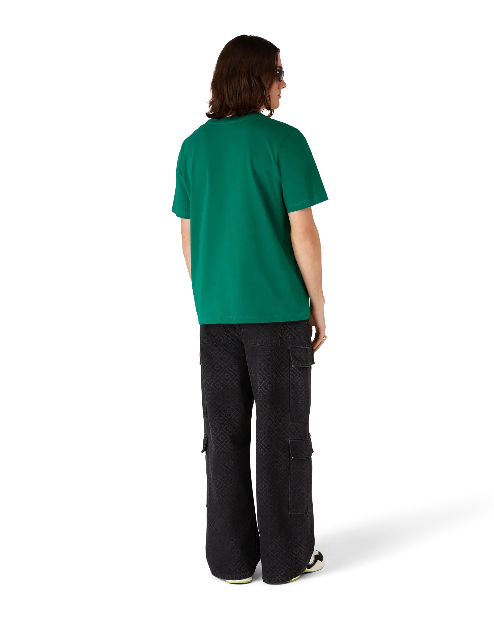 Evergreen Diamond Logo Short Sleeve T-Shirt | Casablanca Paris | Image 3