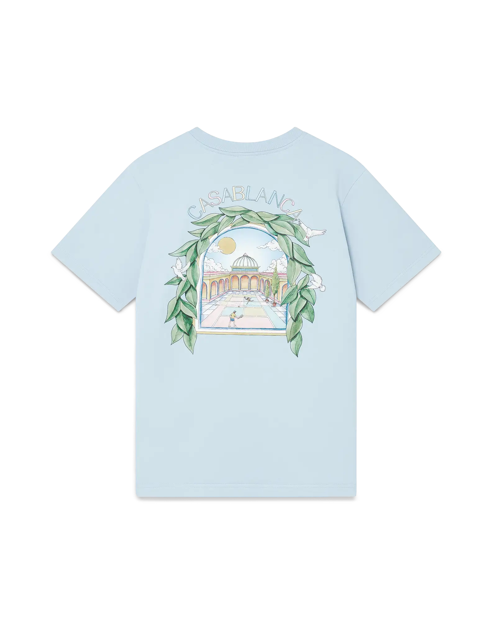 L'Arche De Tennis Short Sleeve T-Shirt | Casablanca Paris | Image 1
