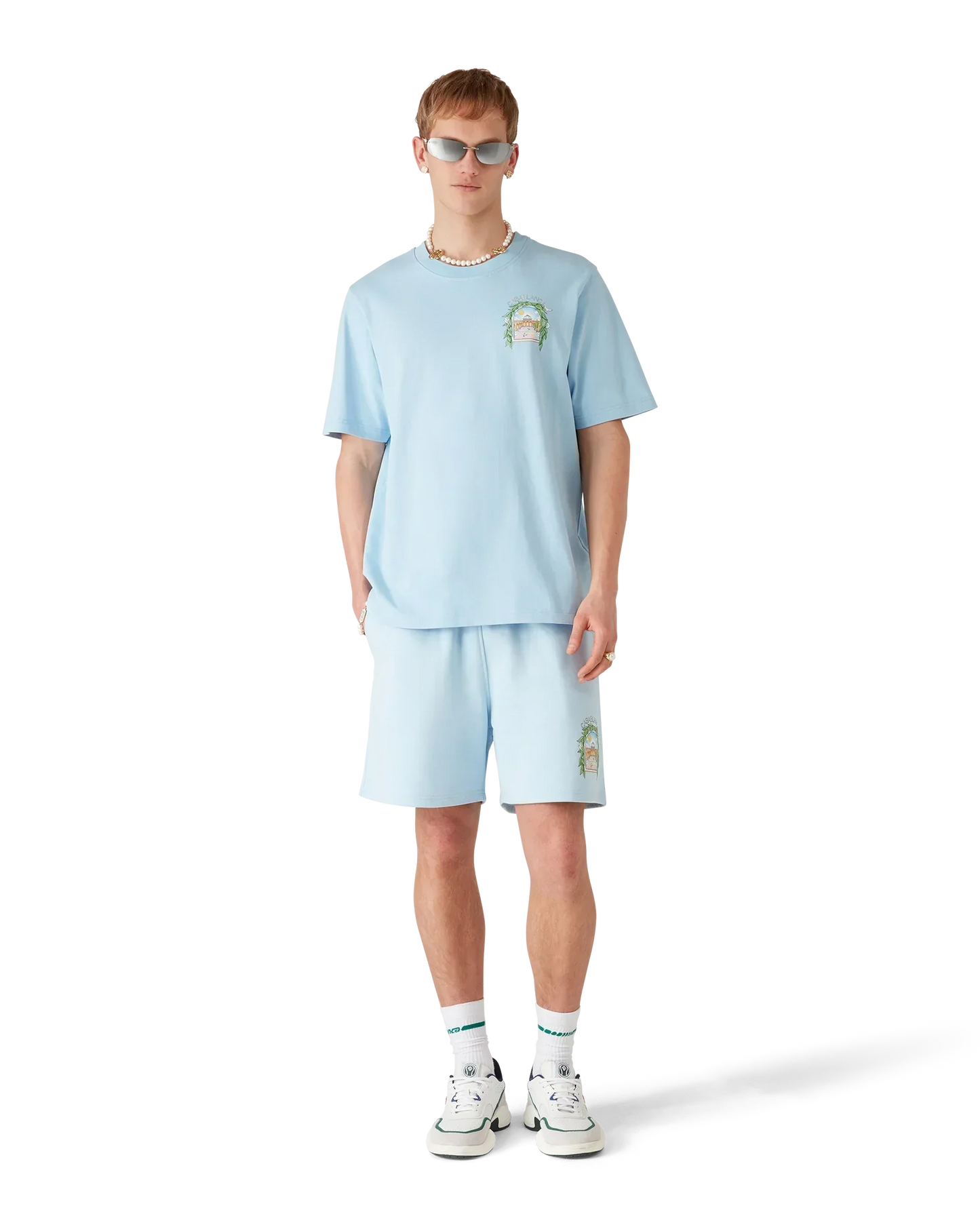 L'Arche De Tennis Short Sleeve T-Shirt | Casablanca Paris | Image 2
