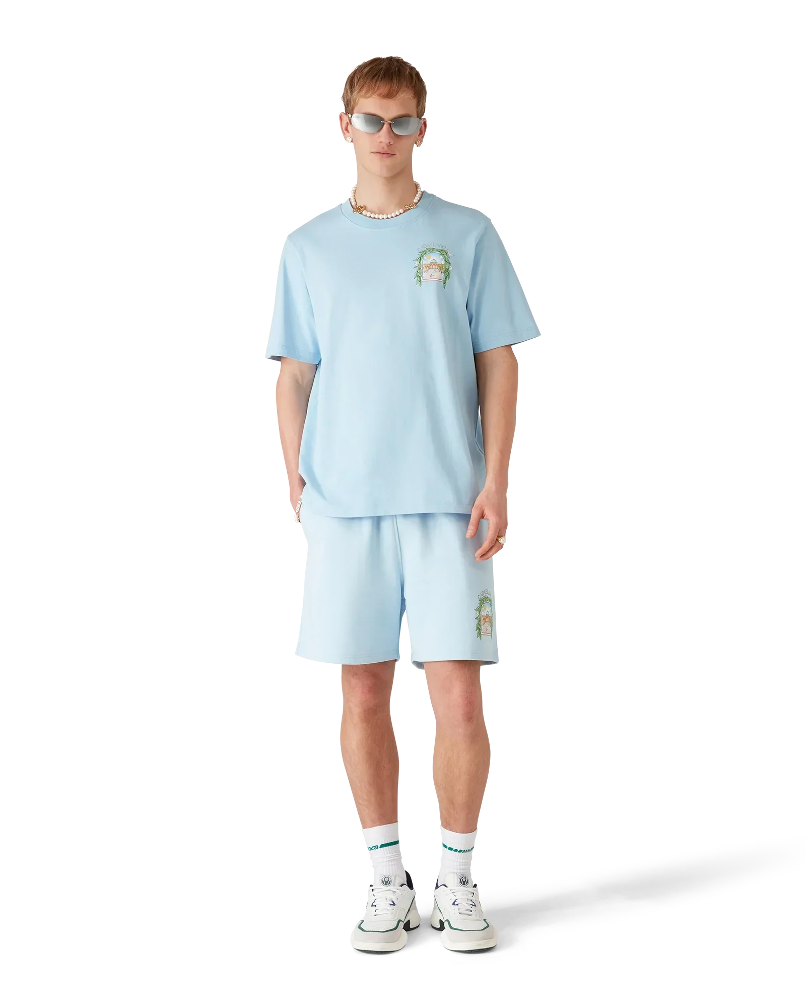 L'Arche De Tennis Short Sleeve T-Shirt | Casablanca Paris | Image 2
