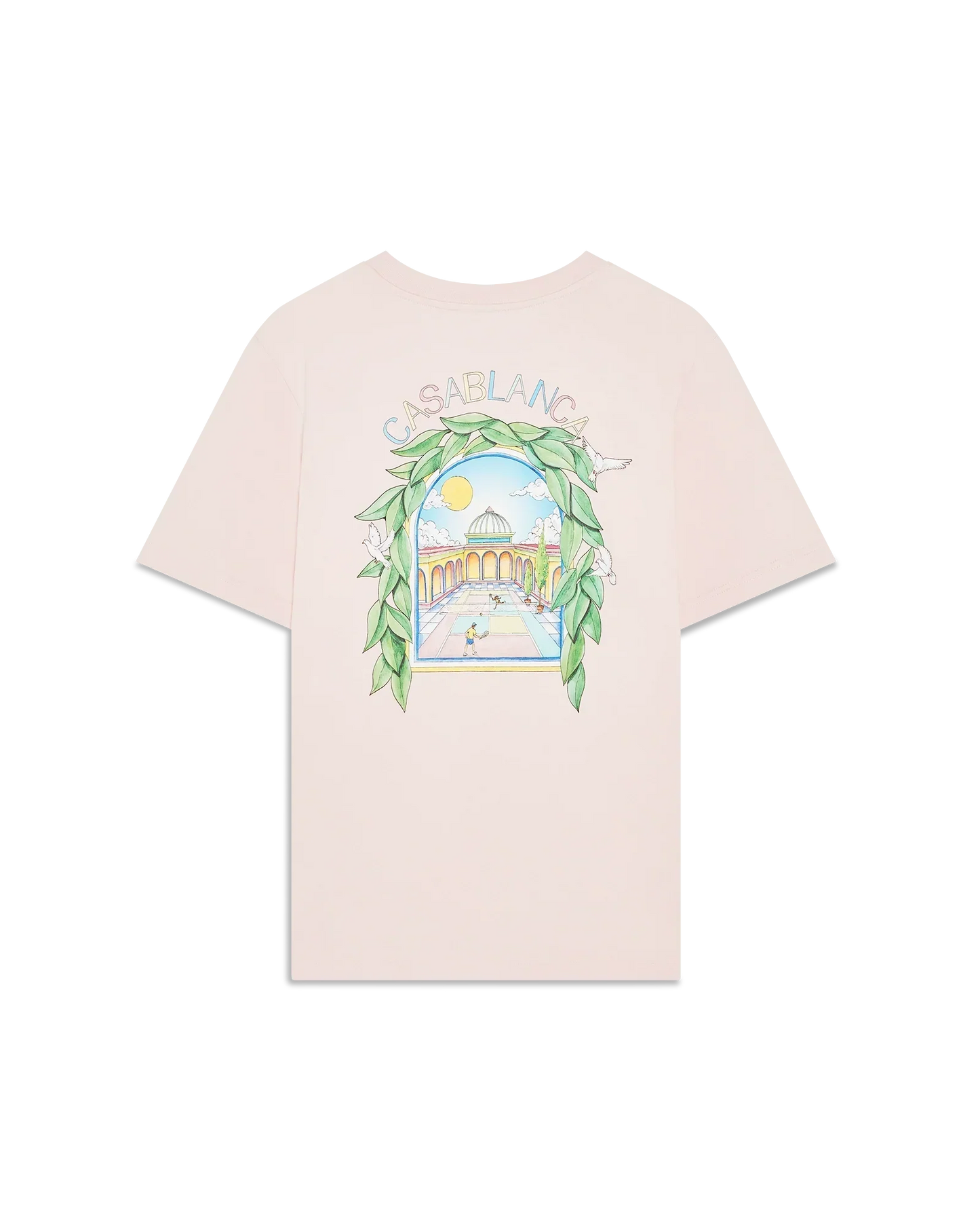 L'Arche De Tennis Short Sleeve T-Shirt | Casablanca Paris | Image 1