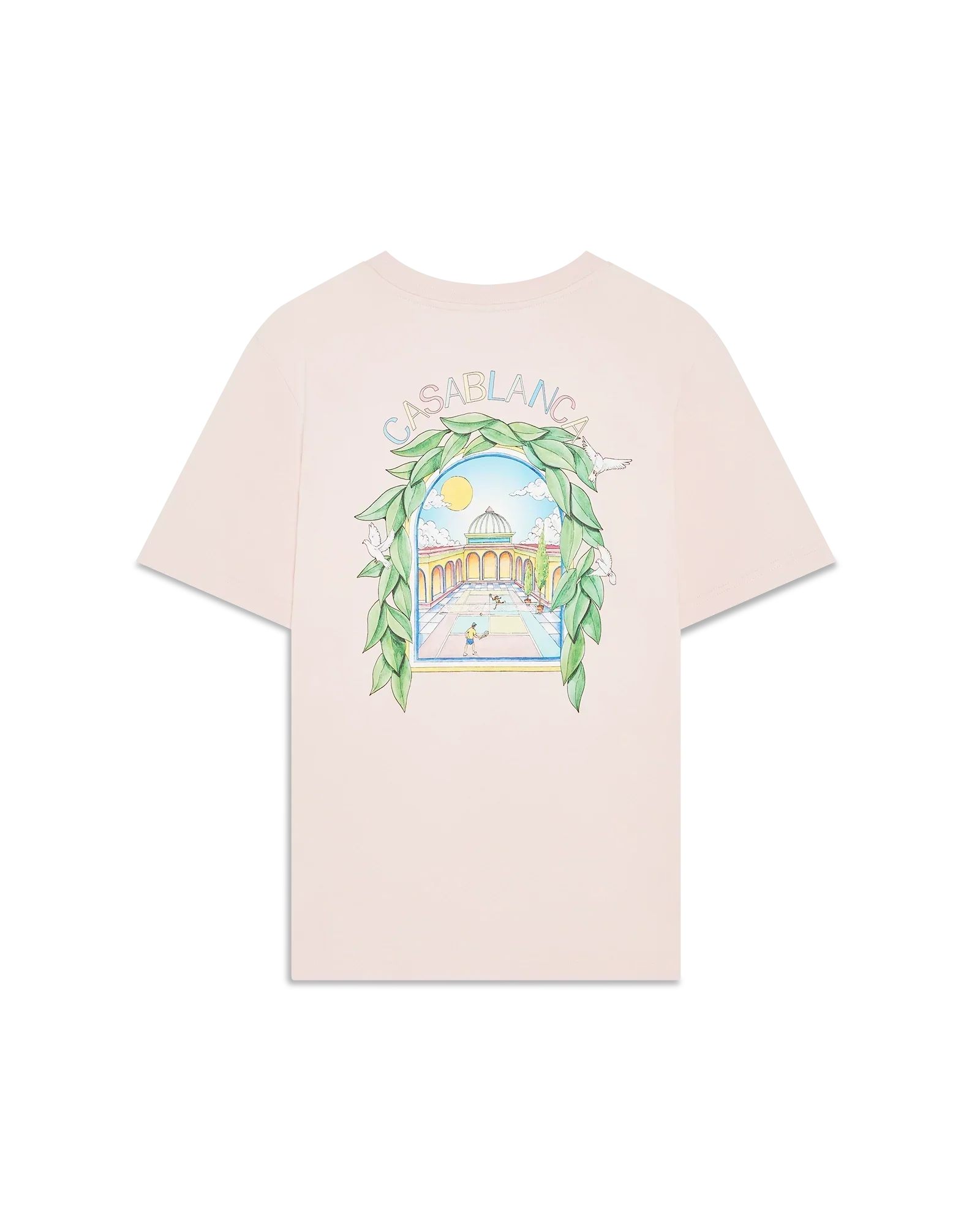 L'Arche De Tennis Short Sleeve T-Shirt | Casablanca Paris | Image 1