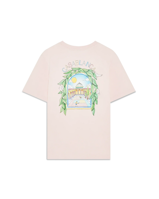L'Arche De Tennis Short Sleeve T-Shirt | Casablanca Paris | Image 1