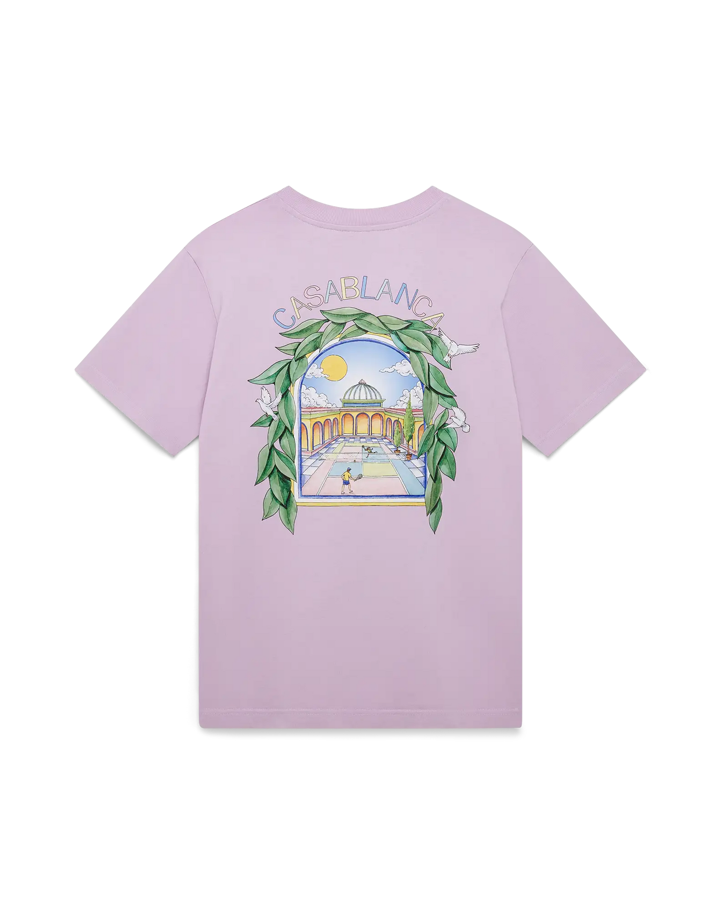 L'Arche De Tennis Short Sleeve T-Shirt | Casablanca Paris | Image 1