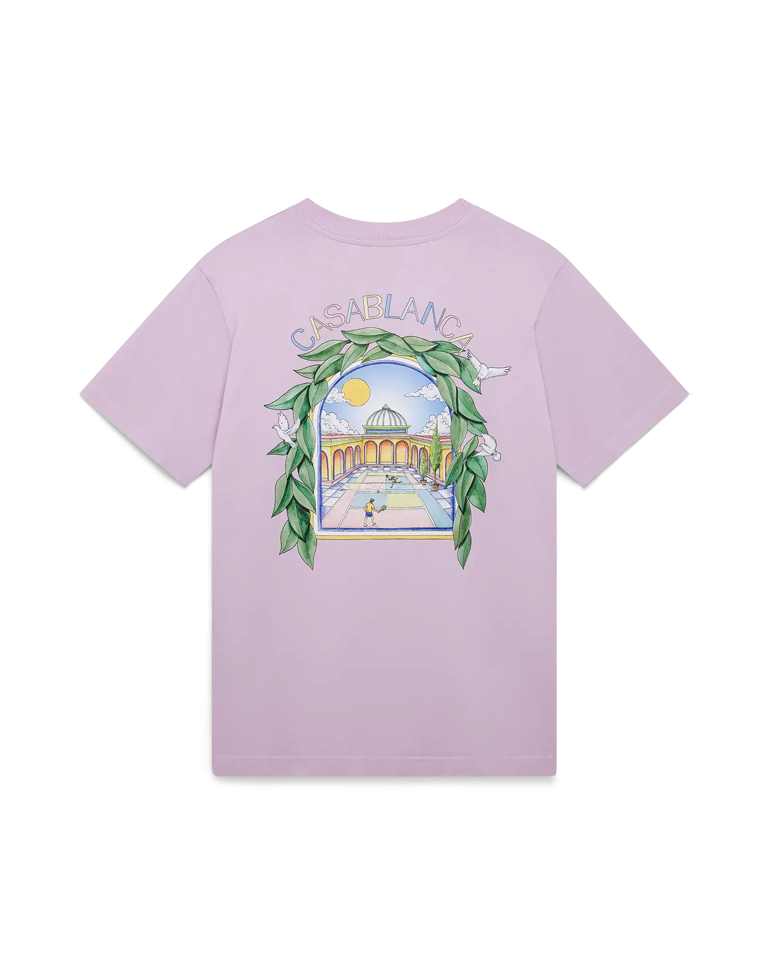L'Arche De Tennis Short Sleeve T-Shirt | Casablanca Paris | Image 1