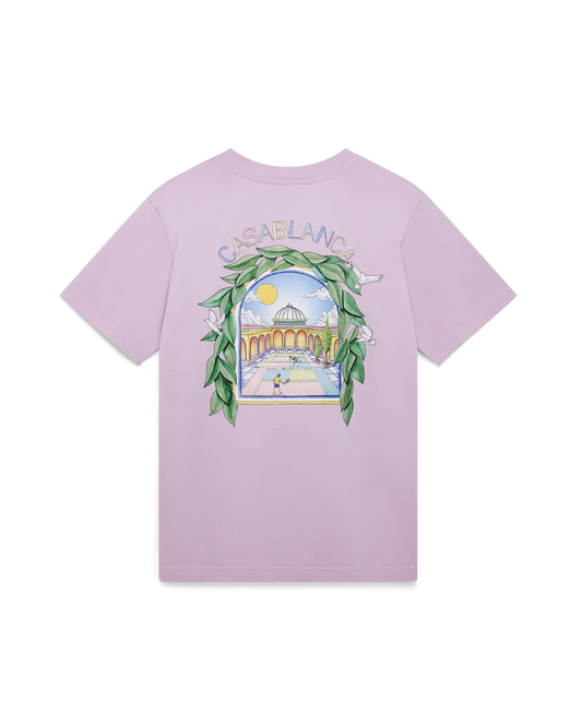L'Arche De Tennis Short Sleeve T-Shirt | Casablanca Paris | Image 1