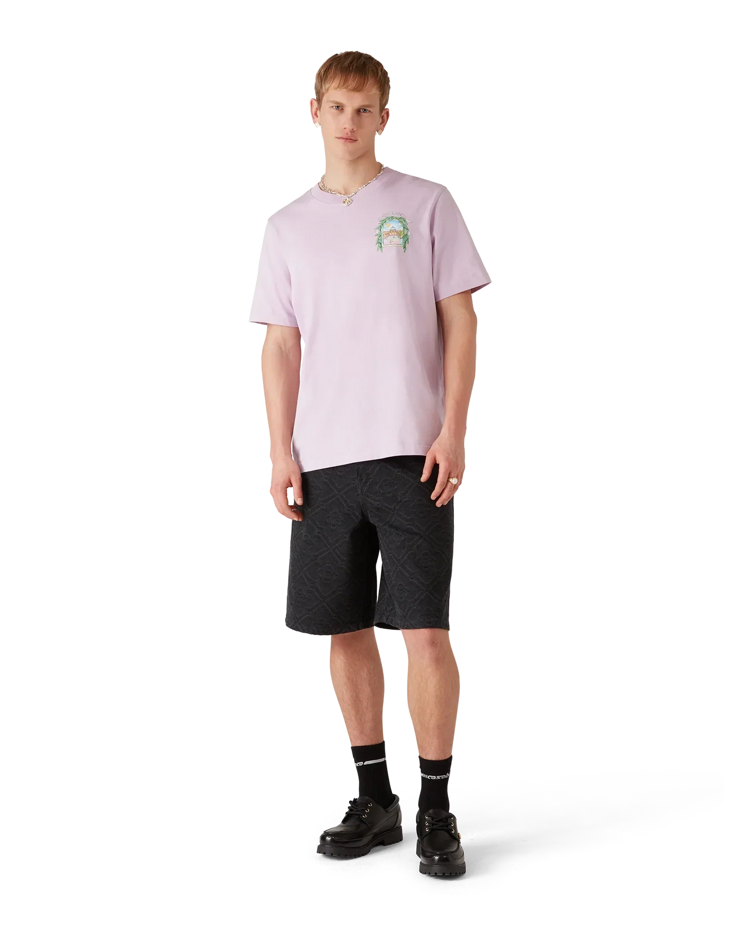 L'Arche De Tennis Short Sleeve T-Shirt | Casablanca Paris | Image 2