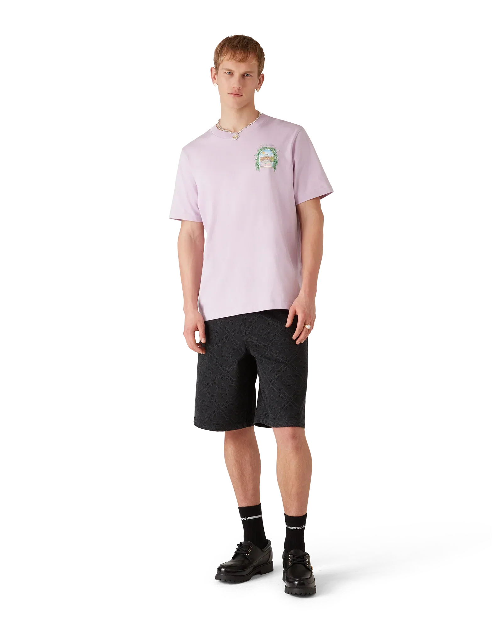 L'Arche De Tennis Short Sleeve T-Shirt | Casablanca Paris | Image 2