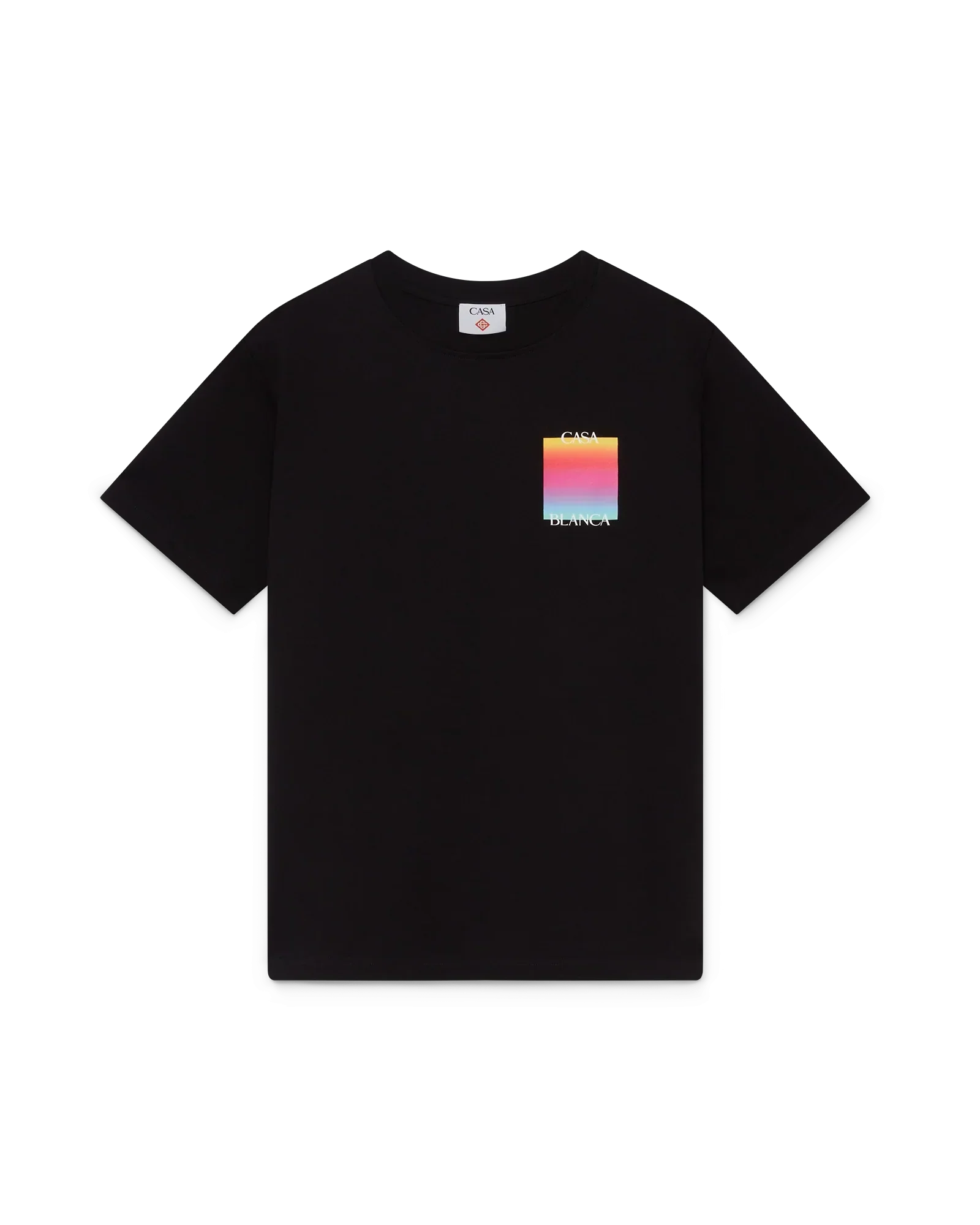 Gradient Square Logo Short Sleeve T-Shirt | Casablanca Paris | Image 6