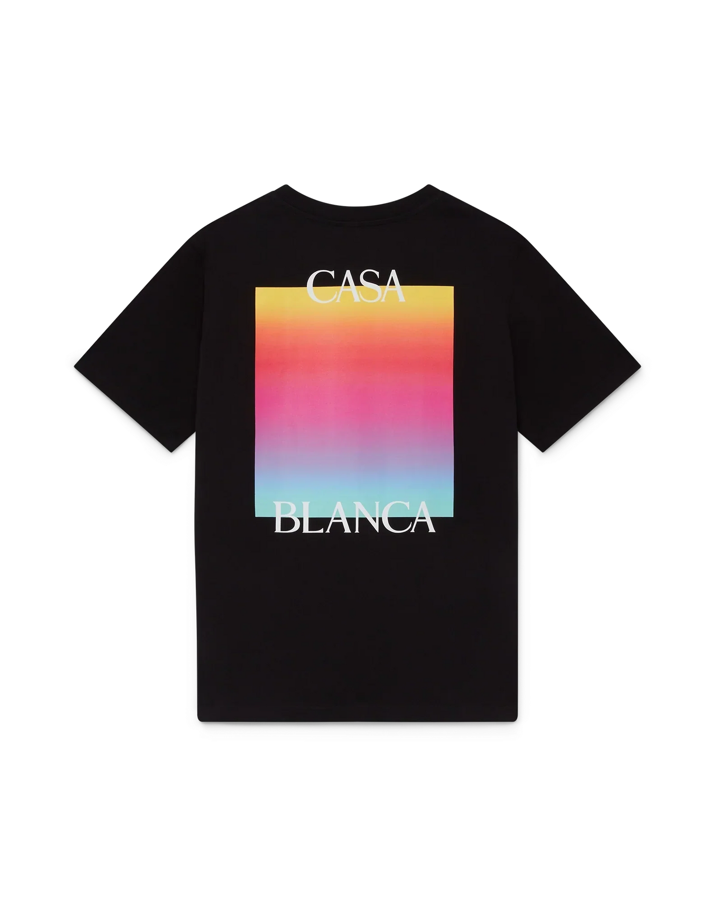 Gradient Square Logo Short Sleeve T-Shirt | Casablanca Paris | Image 1