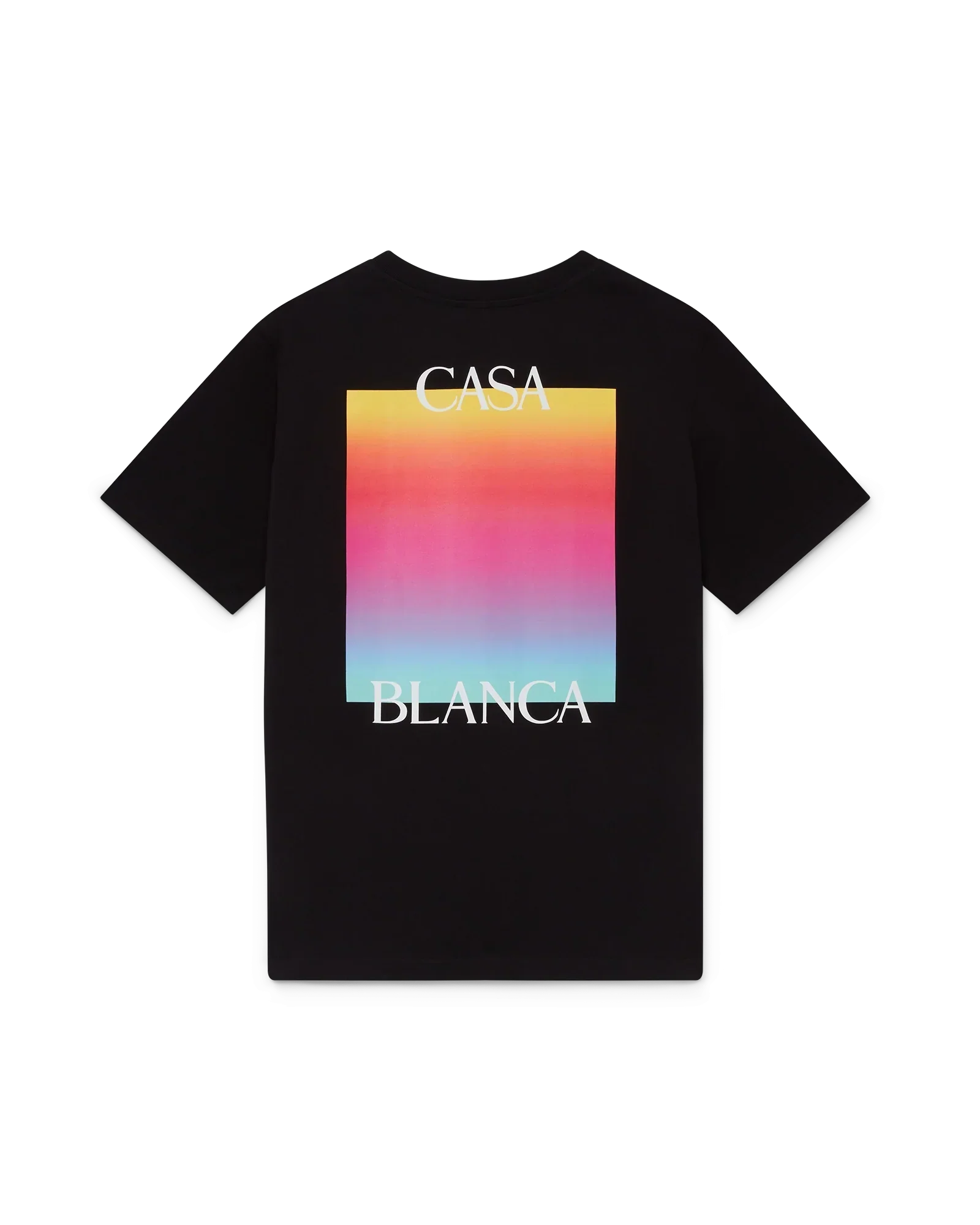 Gradient Square Logo Short Sleeve T-Shirt | Casablanca Paris | Image 1