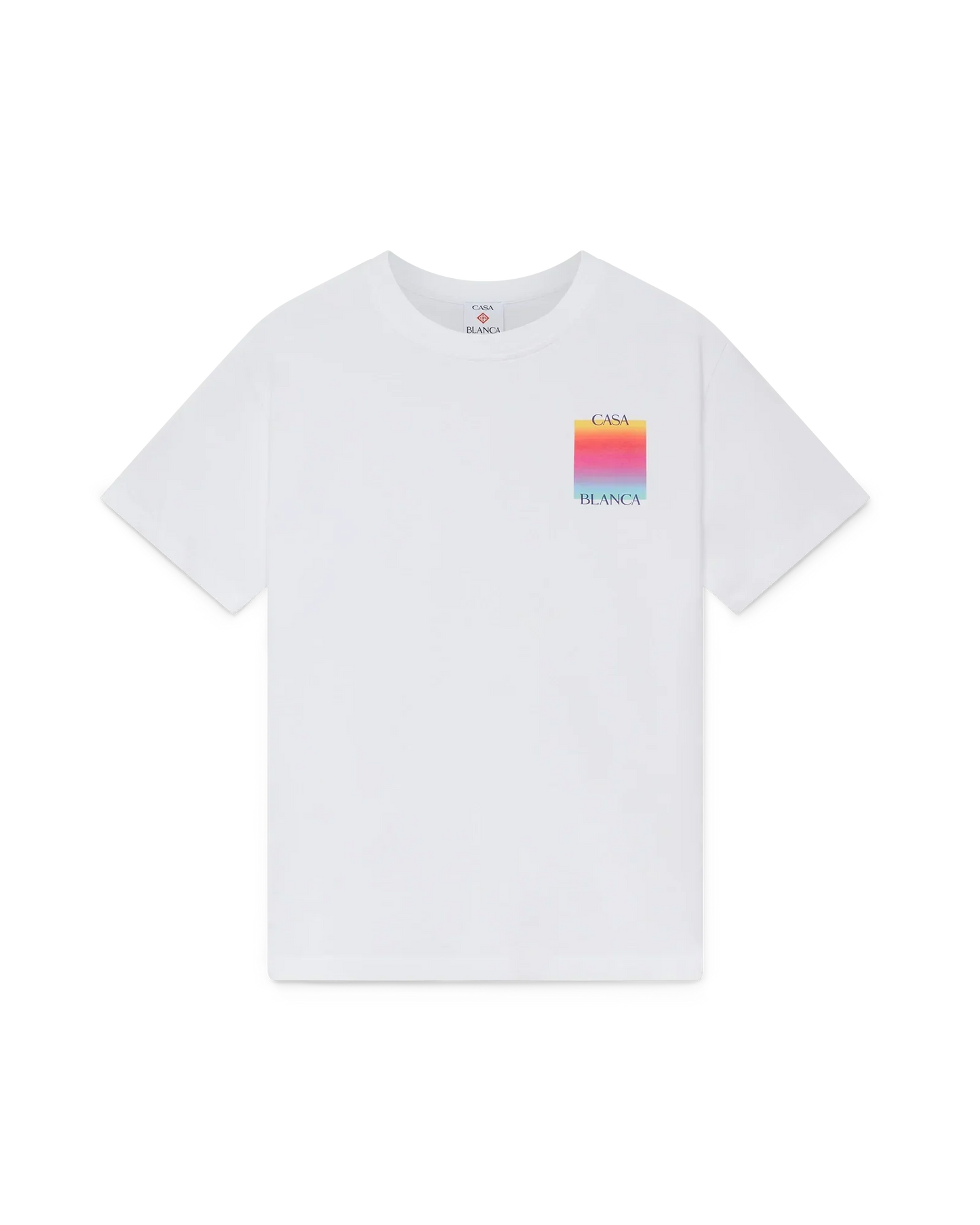 Gradient Square Logo Short Sleeve T-Shirt | Casablanca Paris | Image 6