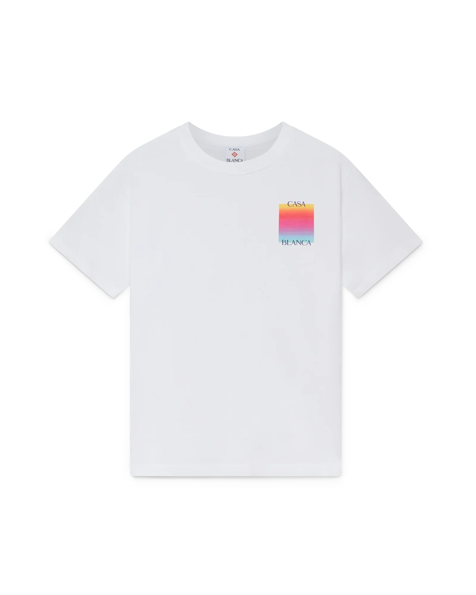 Gradient Square Logo Short Sleeve T-Shirt | Casablanca Paris | Image 6
