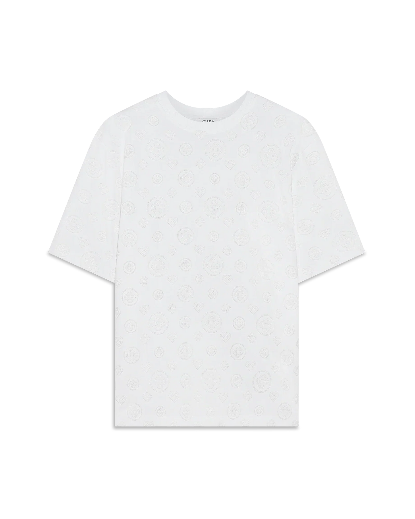 Applique Monogram Oversized Short Sleeve T-Shirt | Casablanca Paris | Image 1