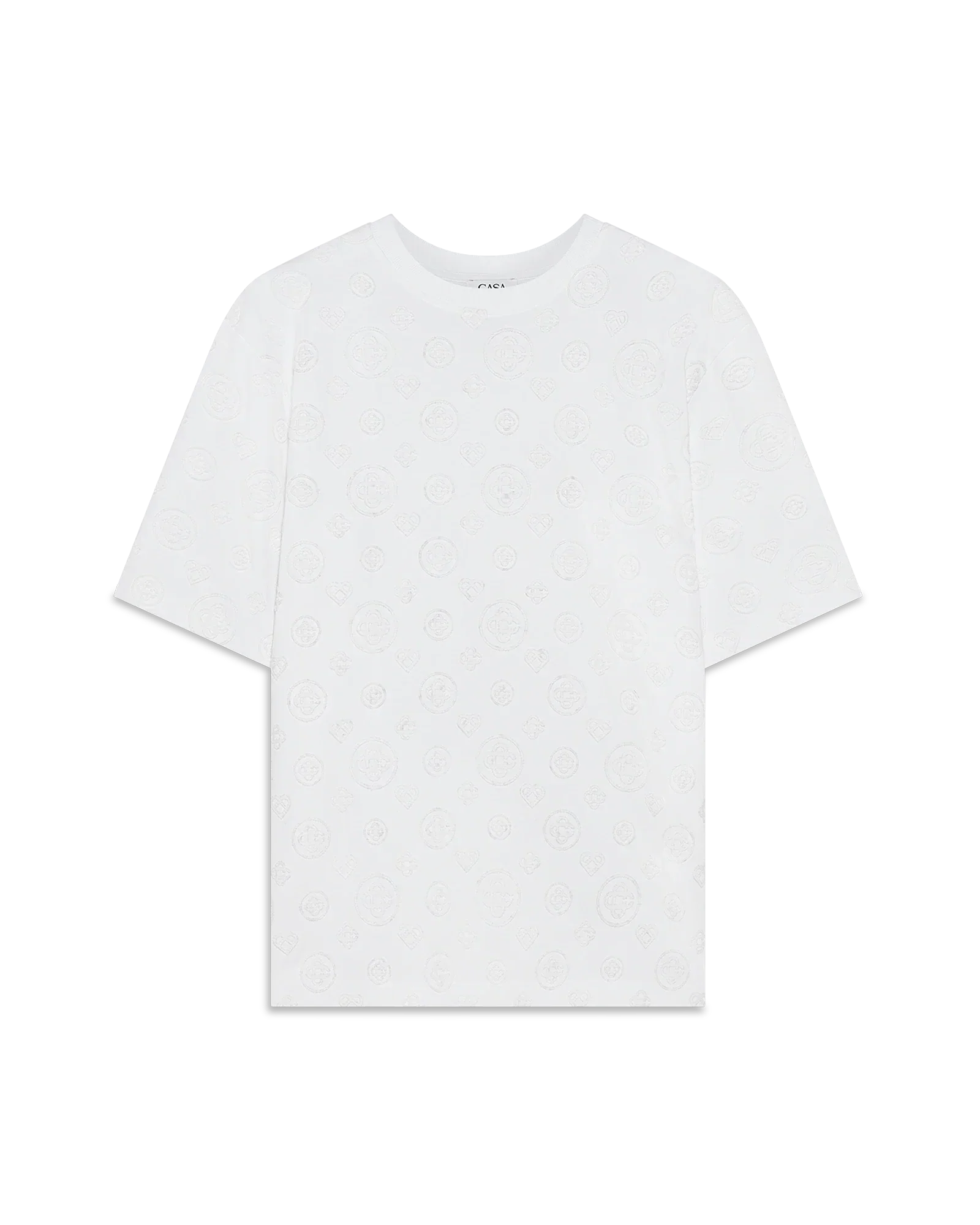 Applique Monogram Oversized Short Sleeve T-Shirt | Casablanca Paris | Image 1