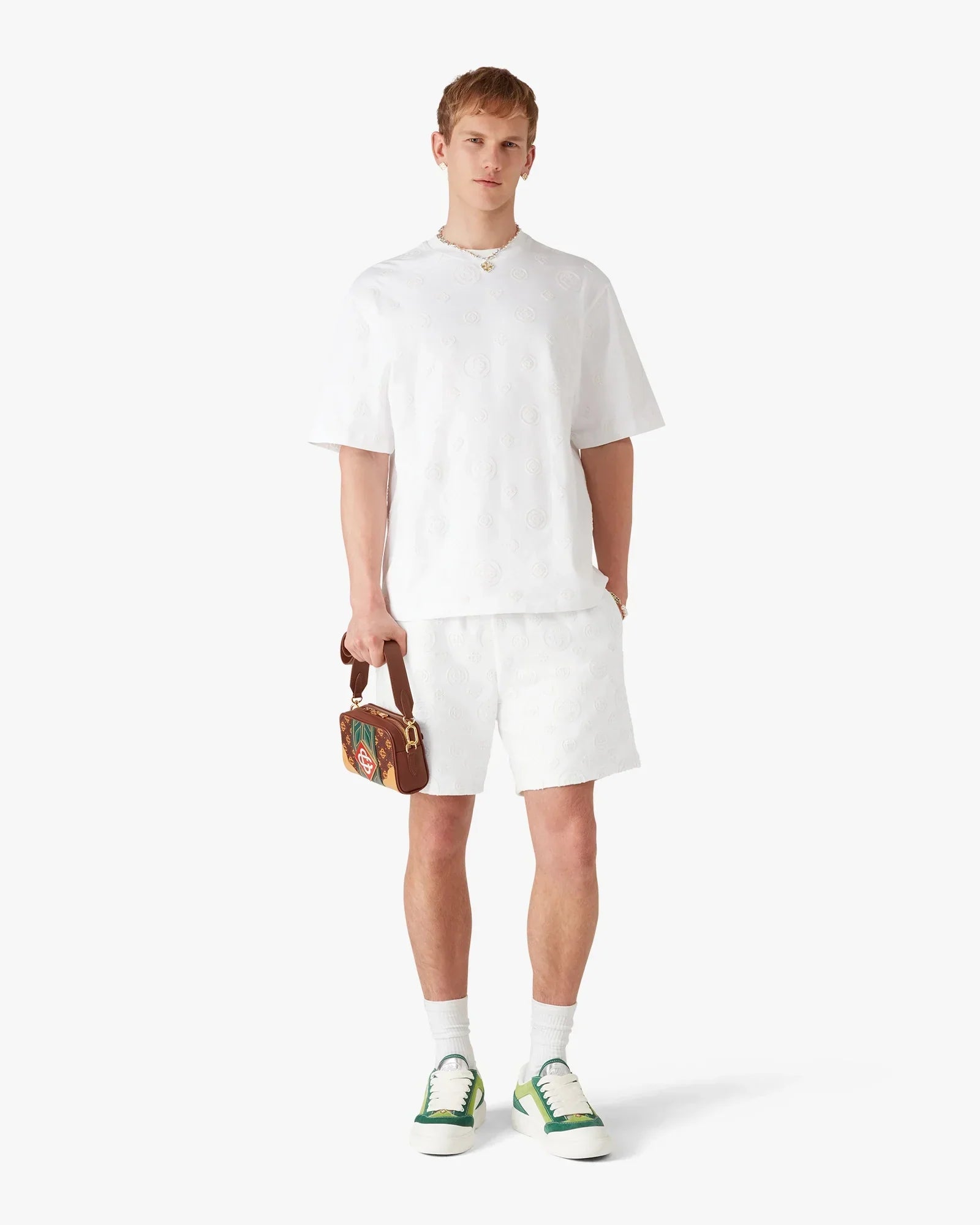 Applique Monogram Oversized Short Sleeve T-Shirt | Casablanca Paris | Image 2