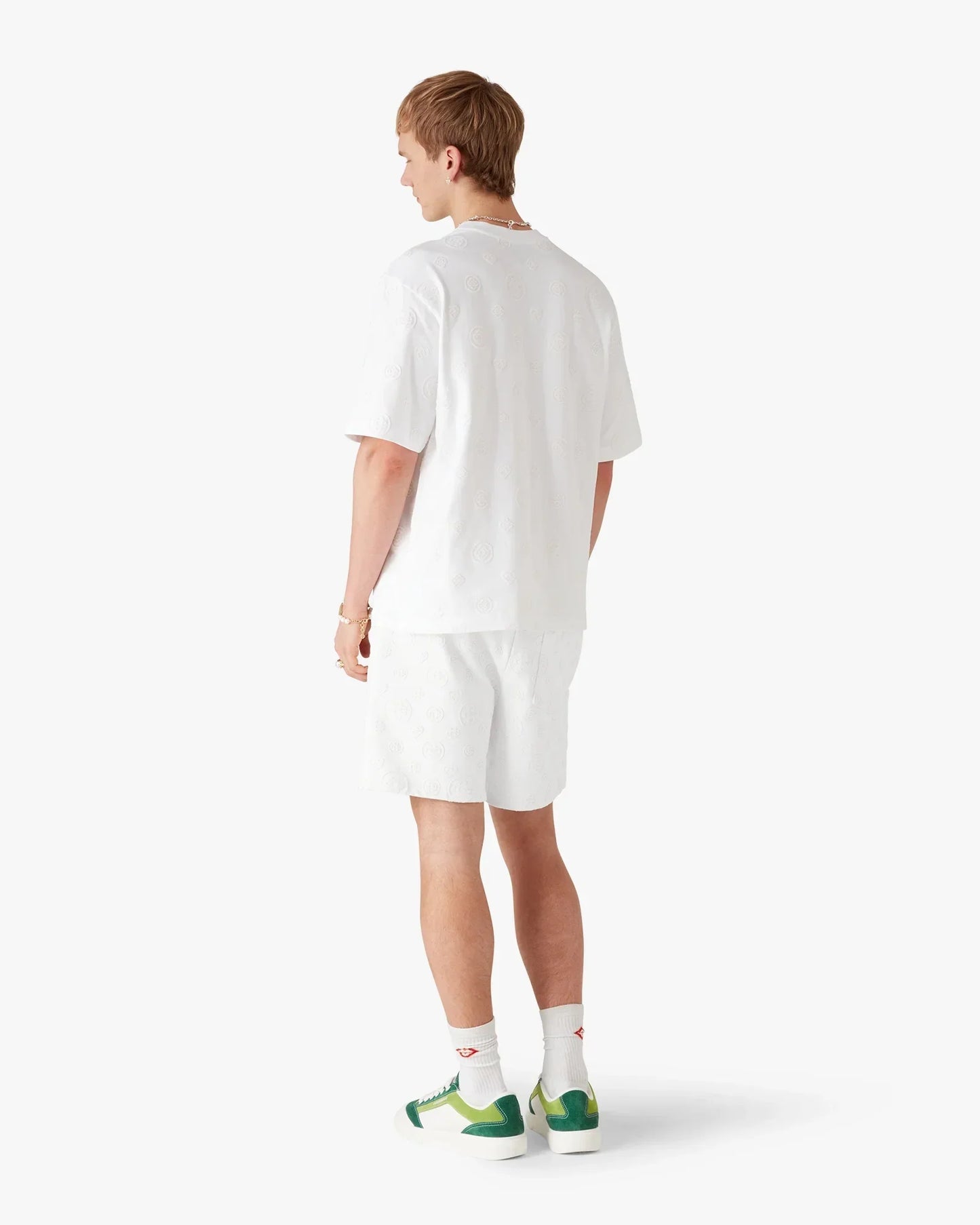 Applique Monogram Oversized Short Sleeve T-Shirt | Casablanca Paris | Image 3