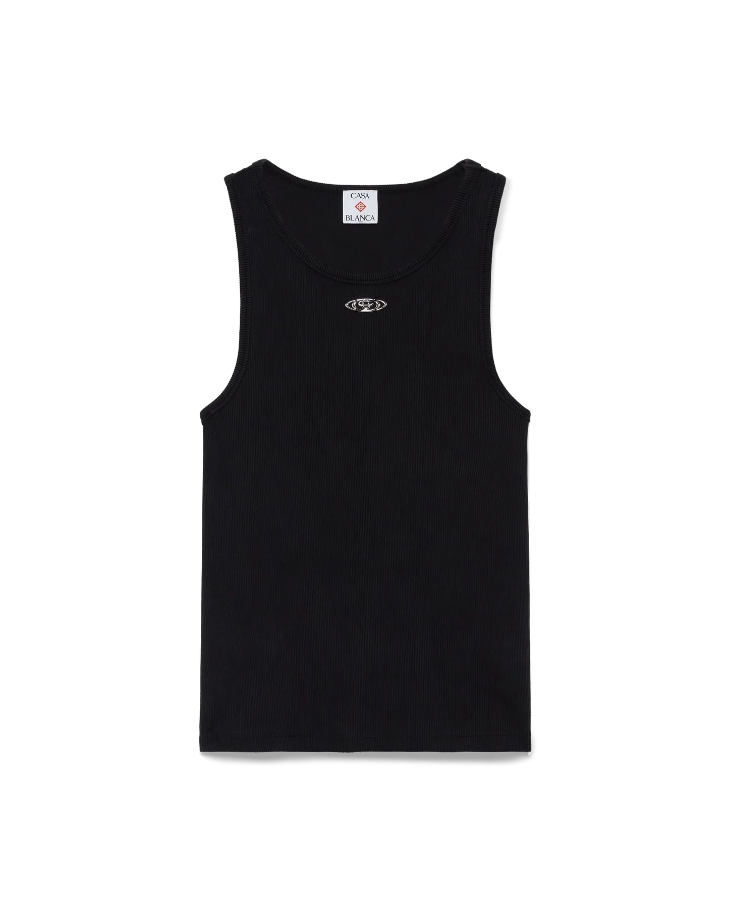 Faded Ribbed Tank Top | Casablanca Paris | Image 1