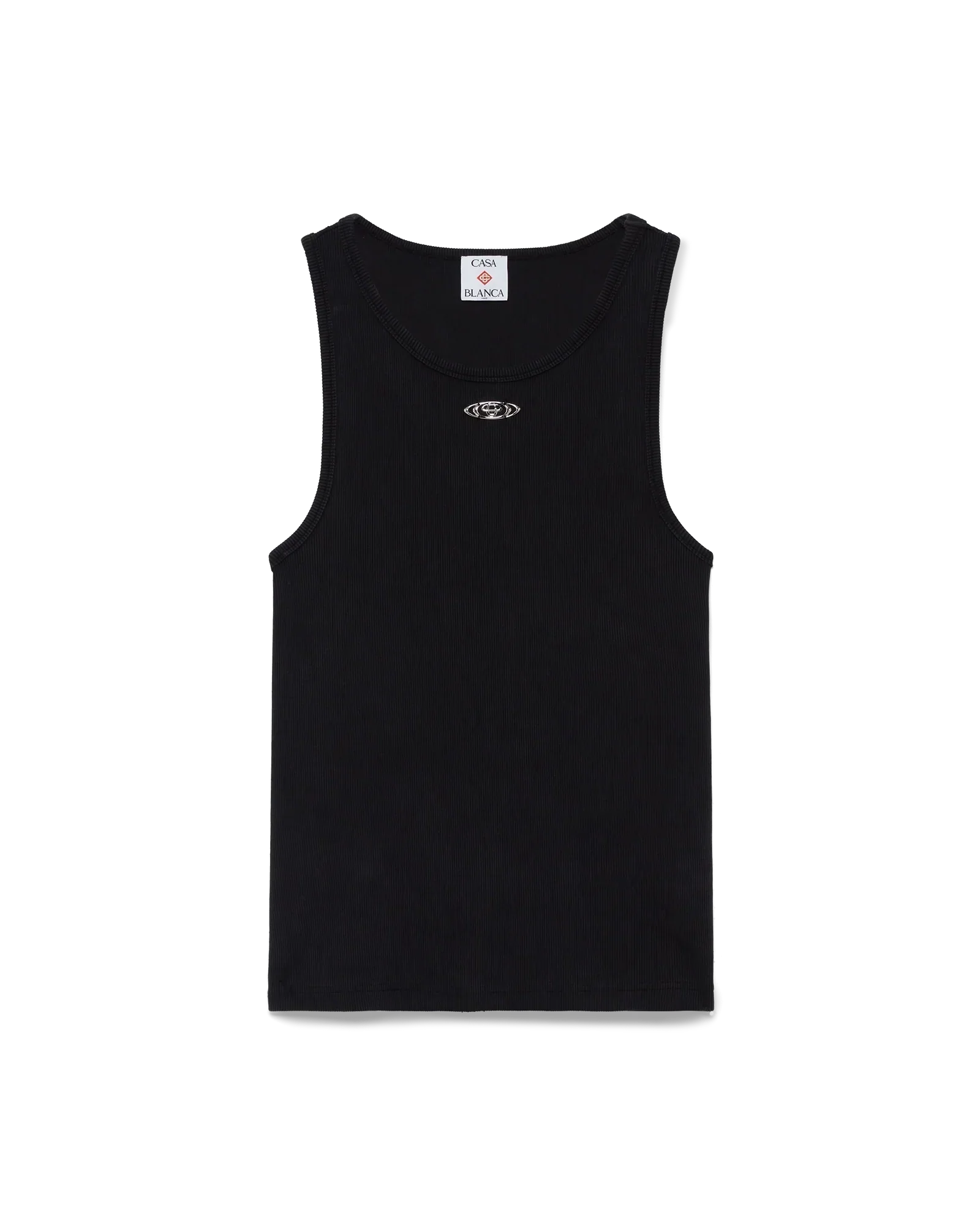 Faded Ribbed Tank Top | Casablanca Paris | Image 1