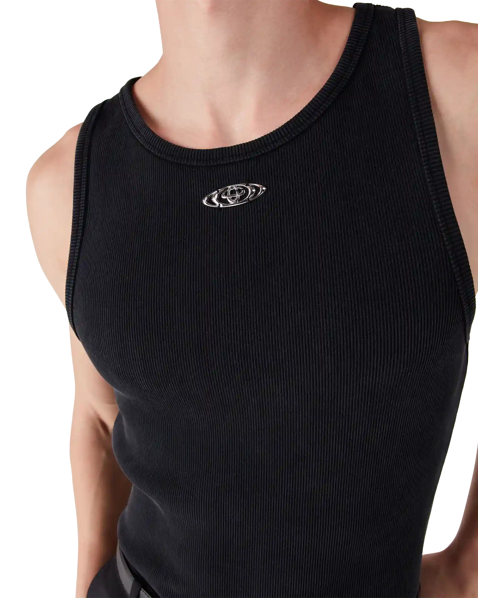 Faded Ribbed Tank Top | Casablanca Paris | Image 5