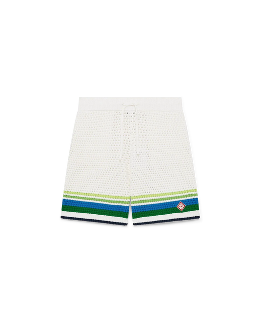 Stripe Knitted Shorts | Casablanca Paris | Image 1