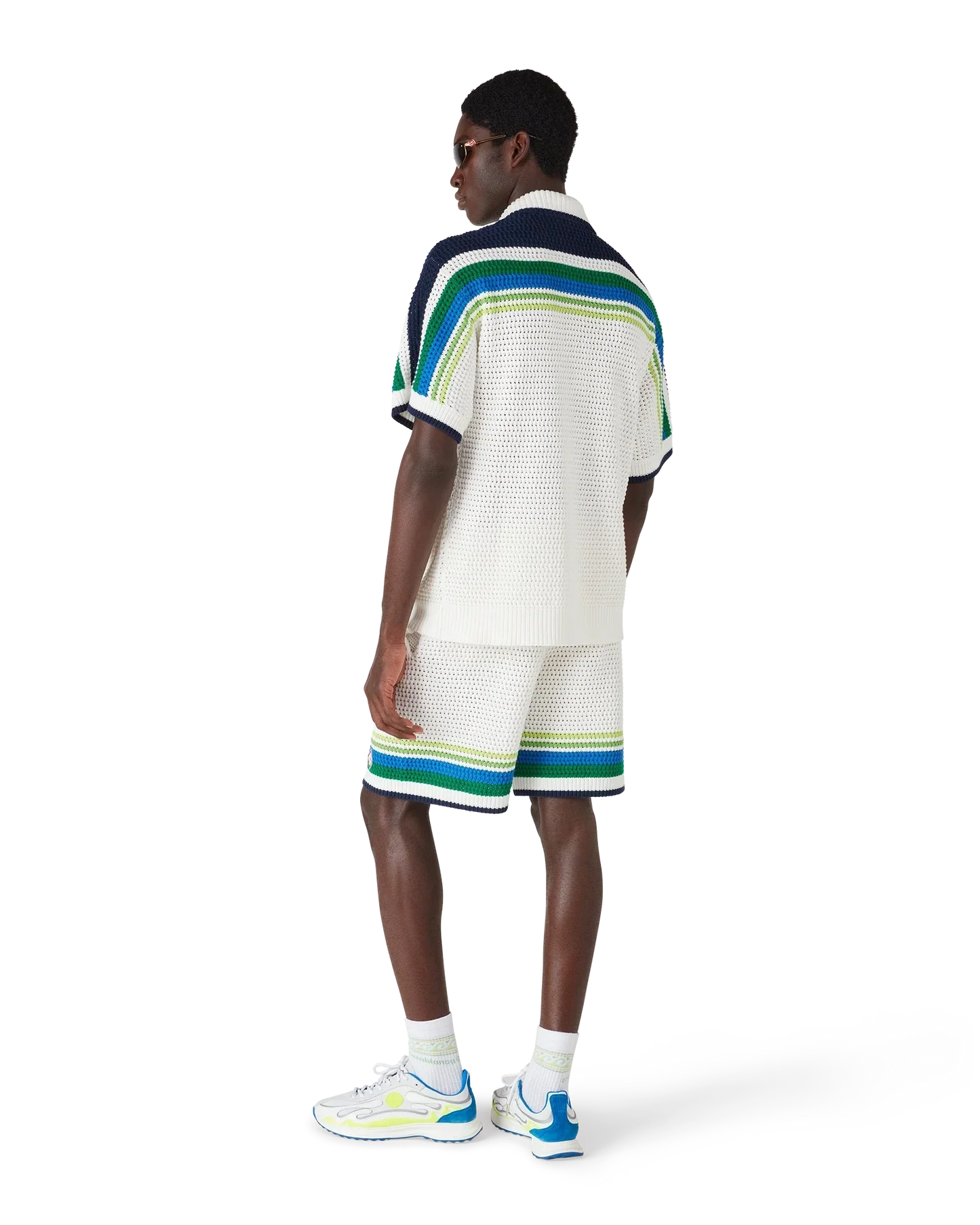 Stripe Knitted Shorts | Casablanca Paris | Image 3