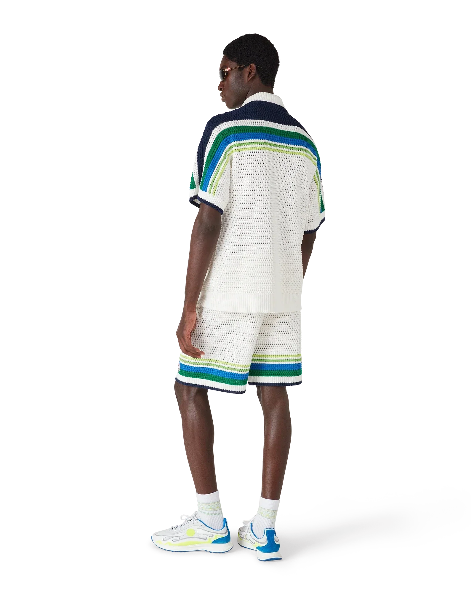 Stripe Knitted Shorts | Casablanca Paris | Image 3