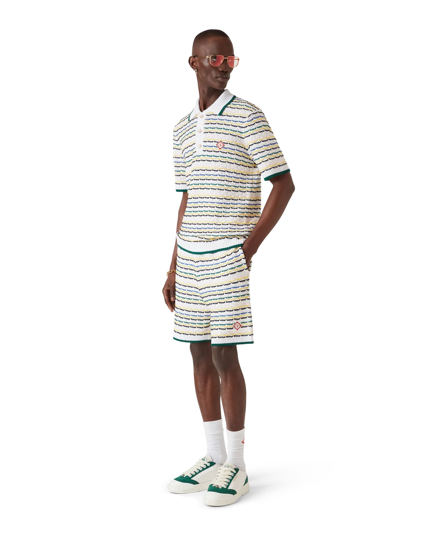 Tuck Stitch Shorts | Casablanca Paris | Image 2