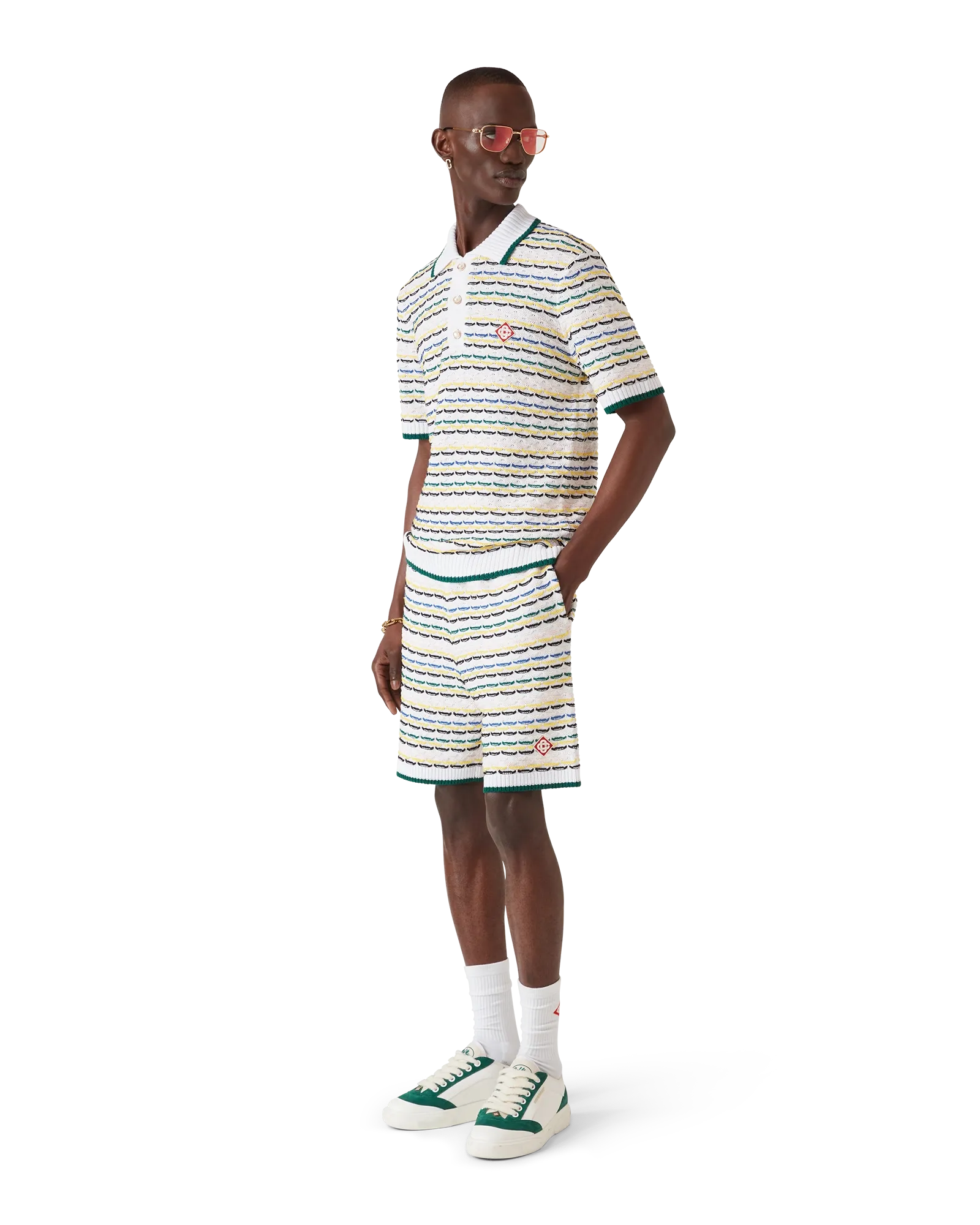 Tuck Stitch Shorts | Casablanca Paris | Image 2