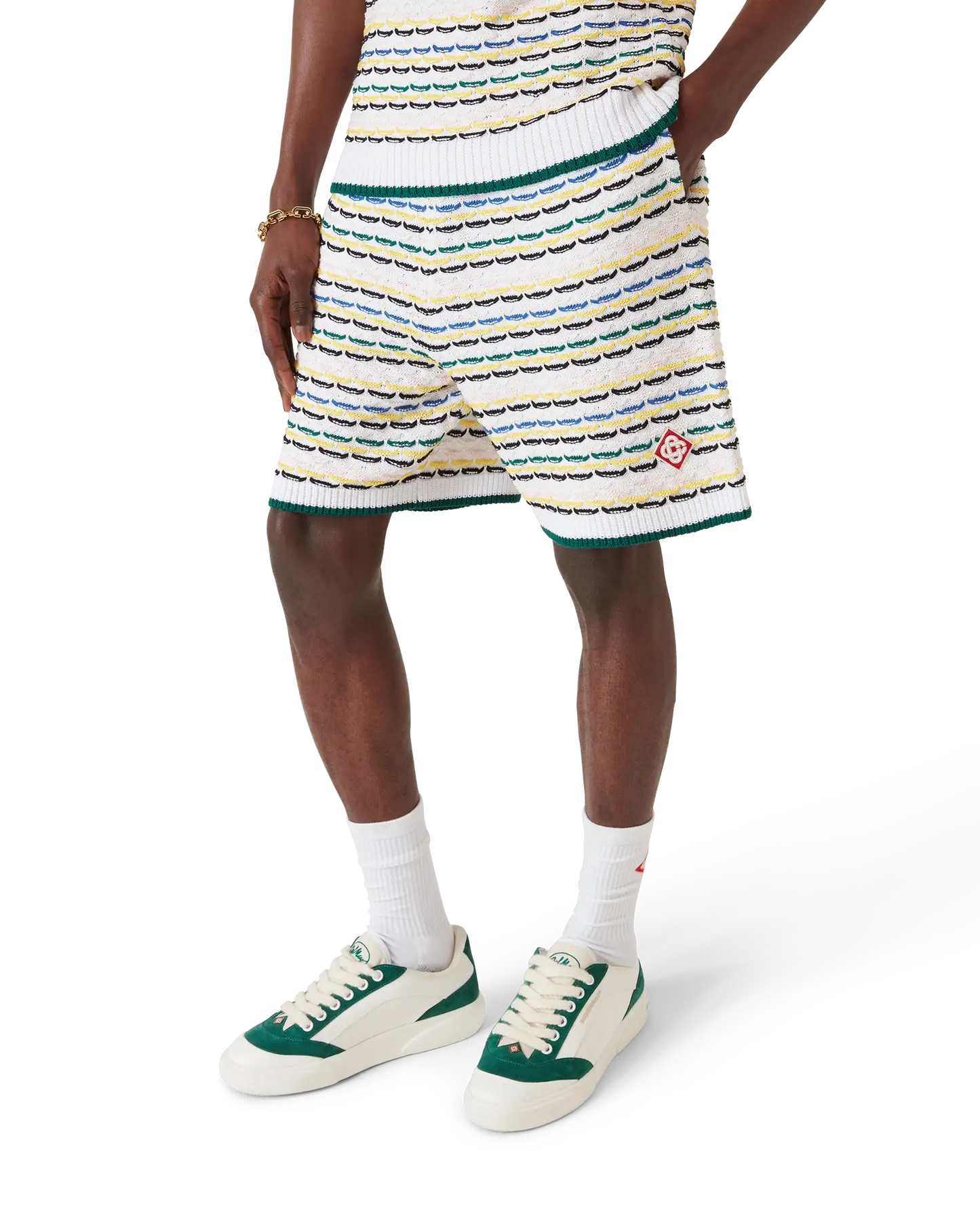 Tuck Stitch Shorts | Casablanca Paris | Image 4