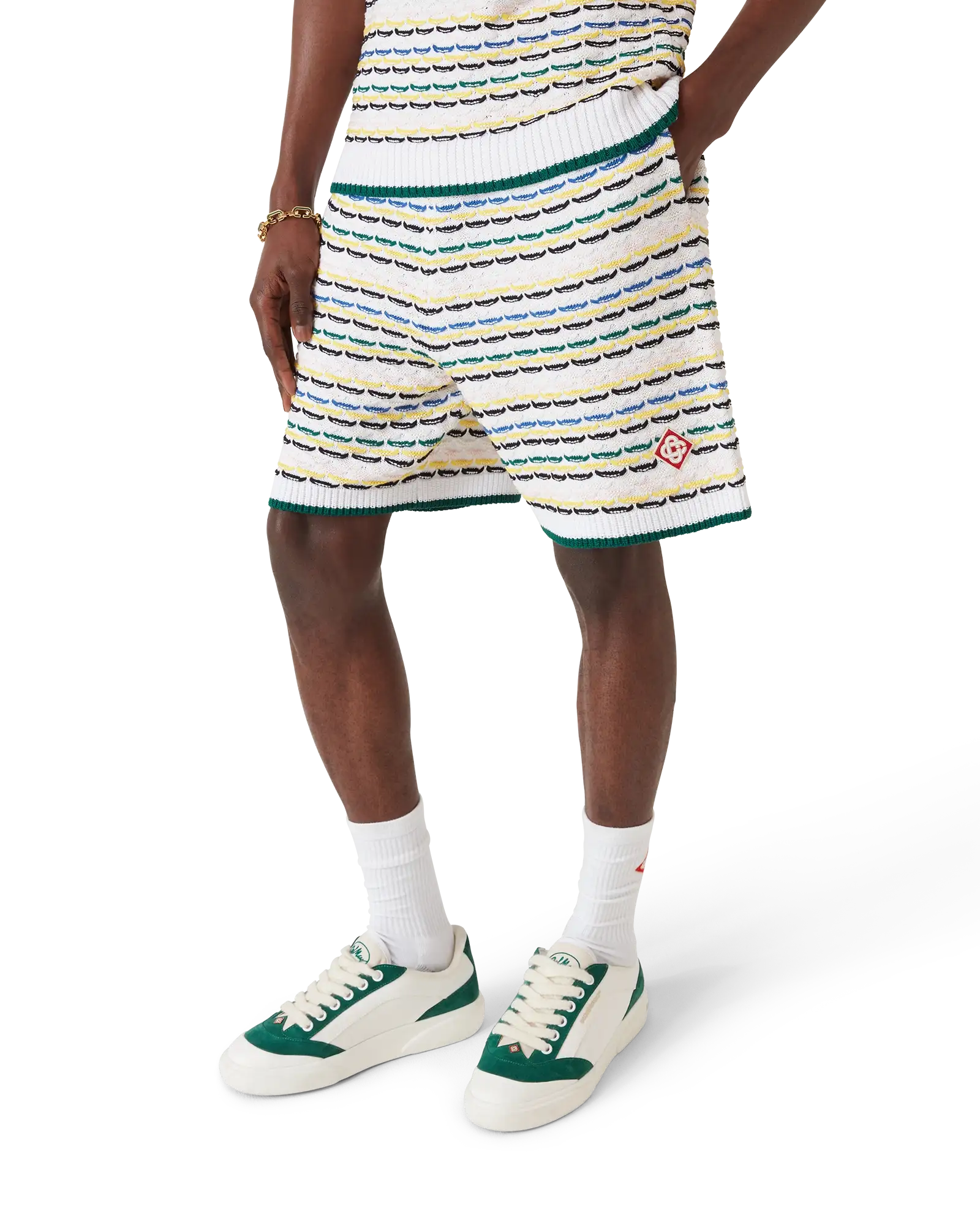 Tuck Stitch Shorts | Casablanca Paris | Image 4