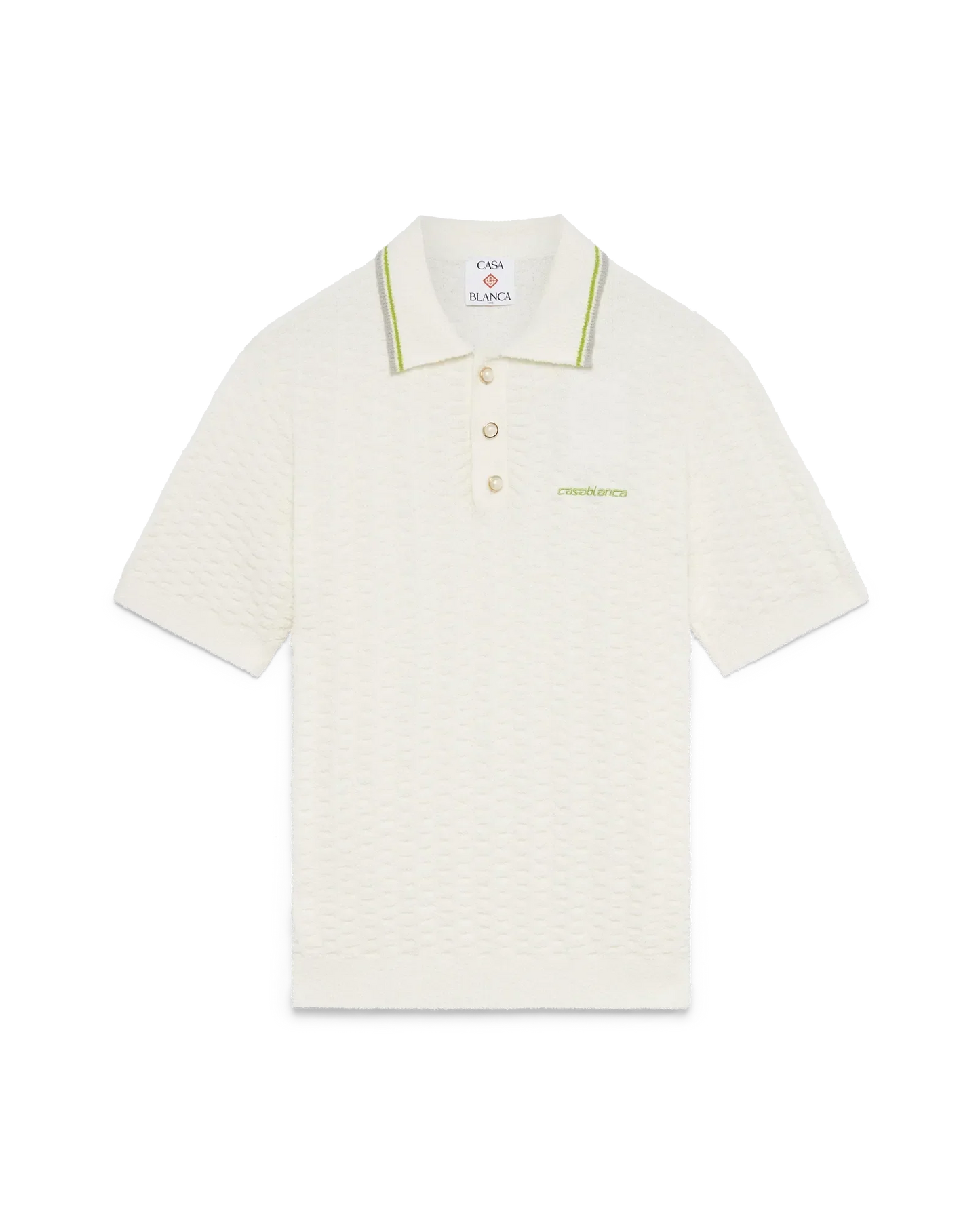 Tennis Boucle Polo Shirt | Casablanca Paris | Image 1