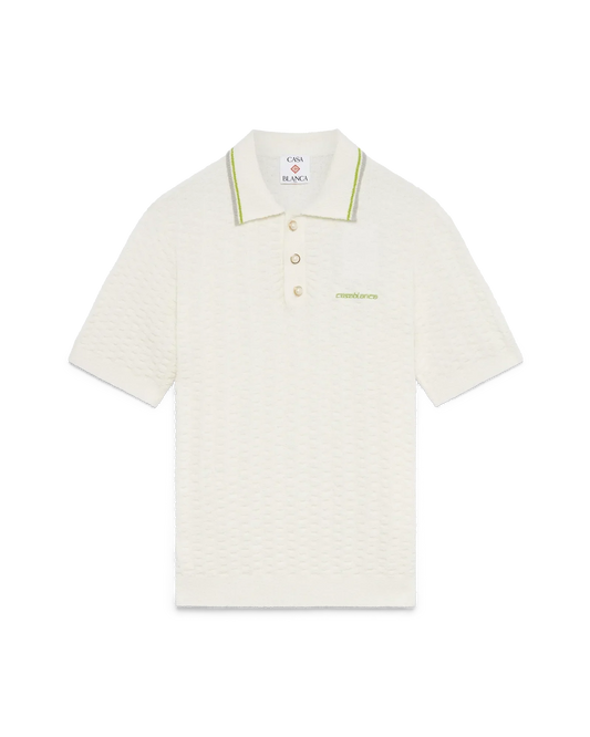 Tennis Boucle Polo Shirt | Casablanca Paris | Image 1